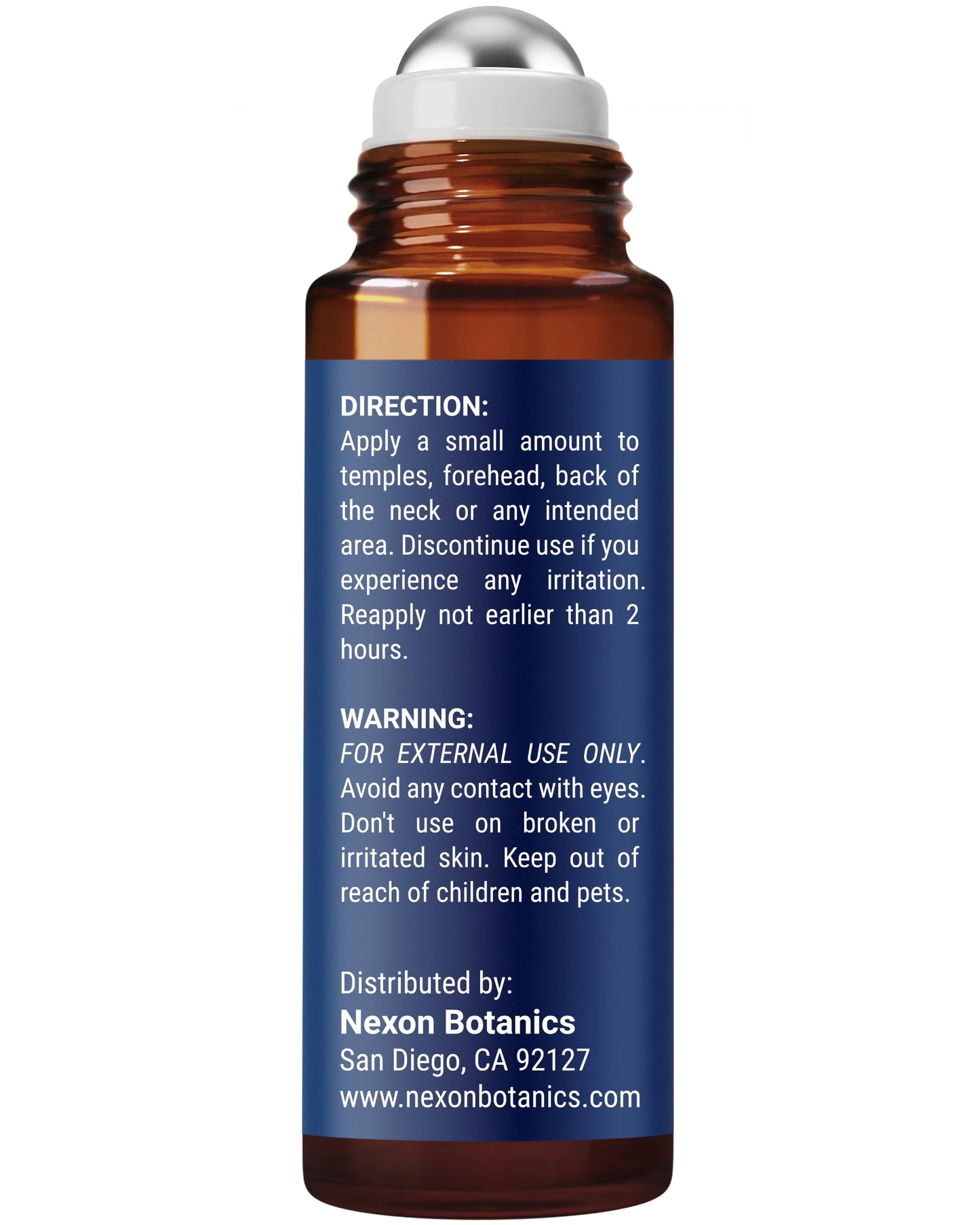 Muscle Relief Essential Oil Roll-On 10 ml by Nexon Botanics โ Pure & Natural Prediluted Blend