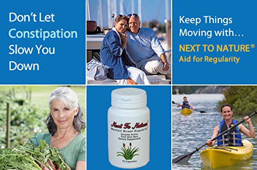 Next to Nature Aloe Vera Capsules โ Herbal Regularity Support (75 capsules)