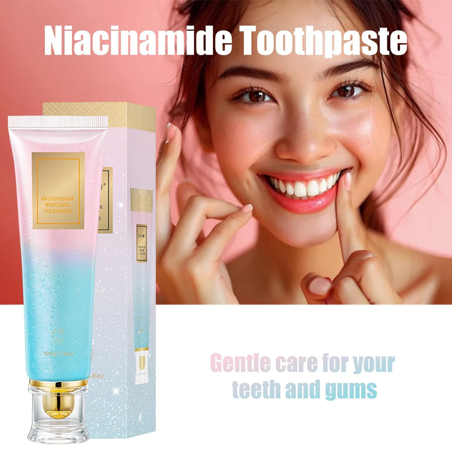 Niacinamide Toothpaste โ Intensive Whitening & Fresh Breath (3.8oz)