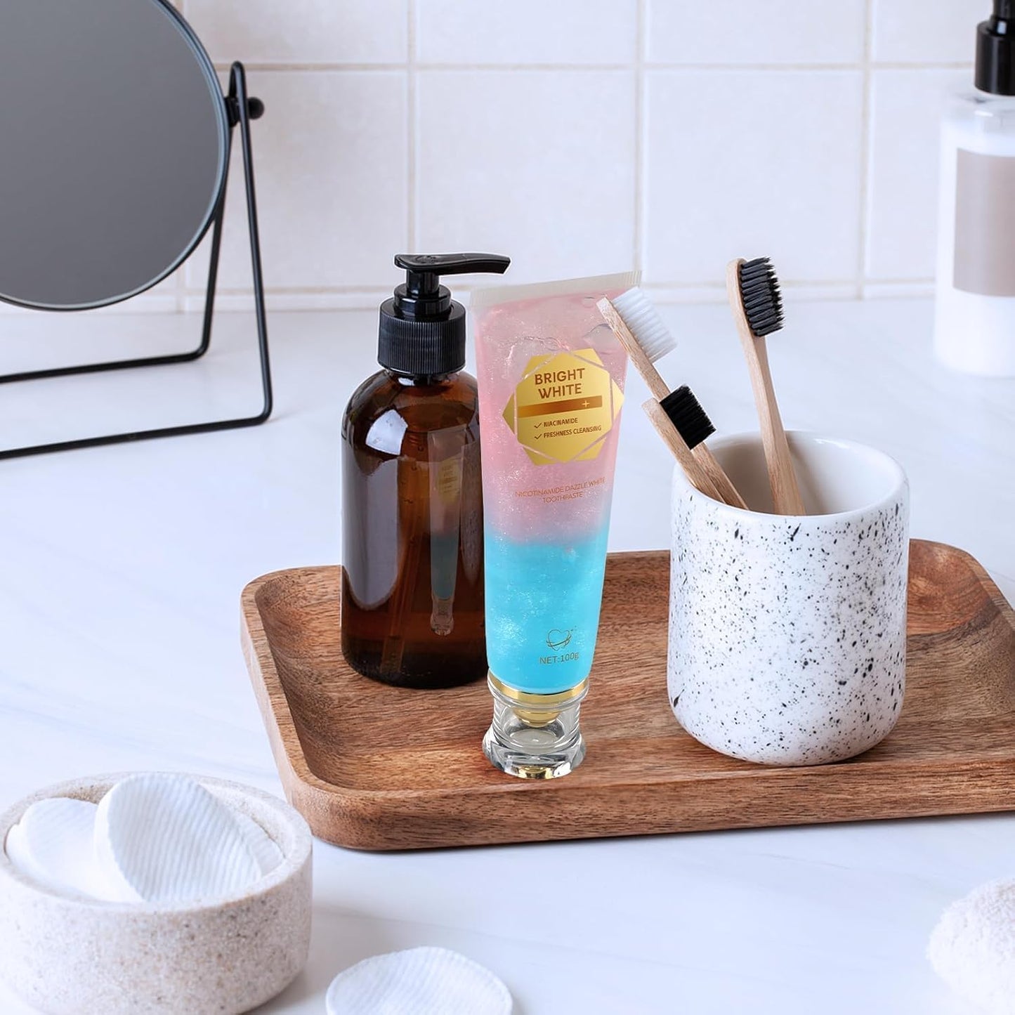 Niacinamide Whitening Toothpaste โ Enamel Protection & Fresh Breath