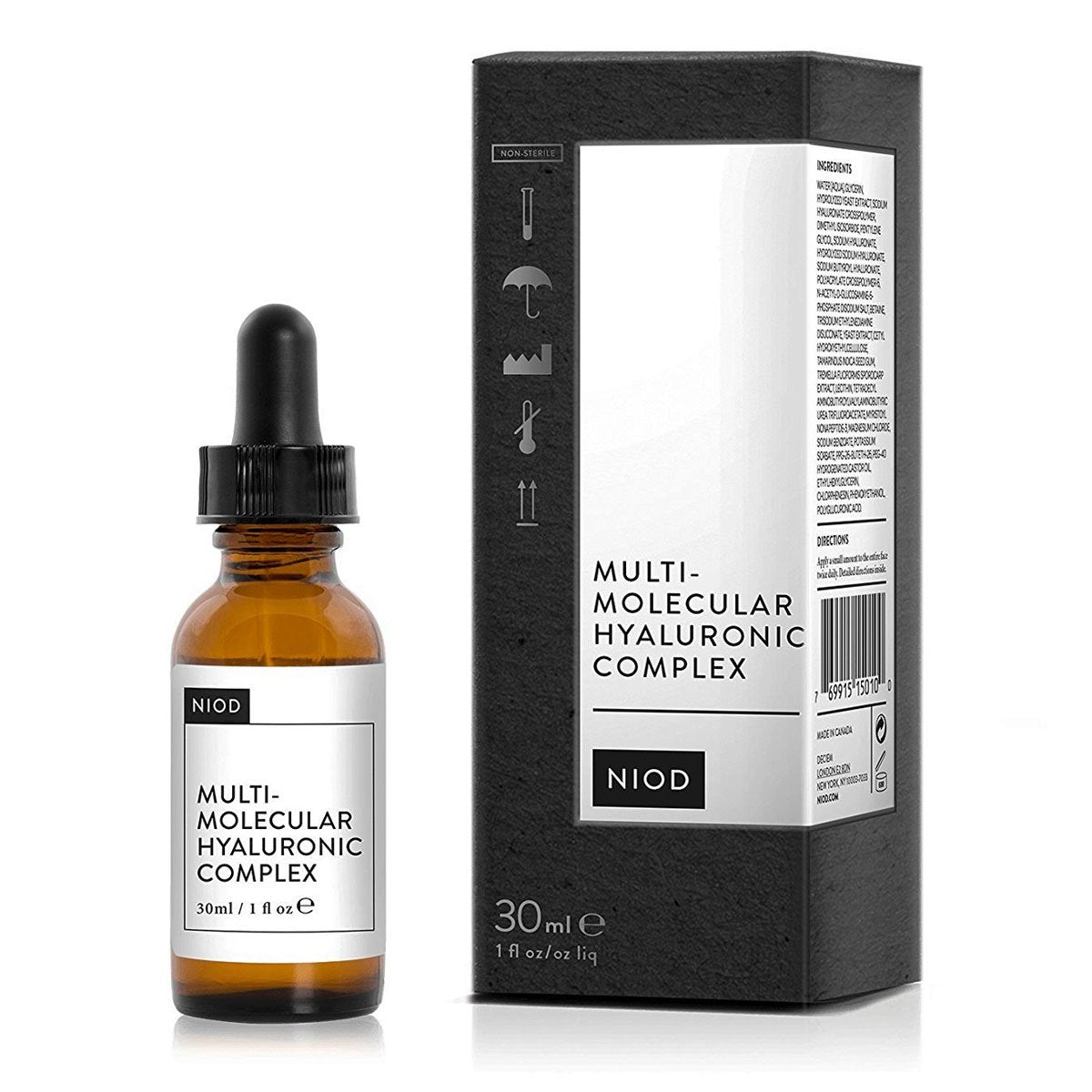 Niod Multi-Molecular Hyaluronic Complex (30ml) โ Hydrating Serum