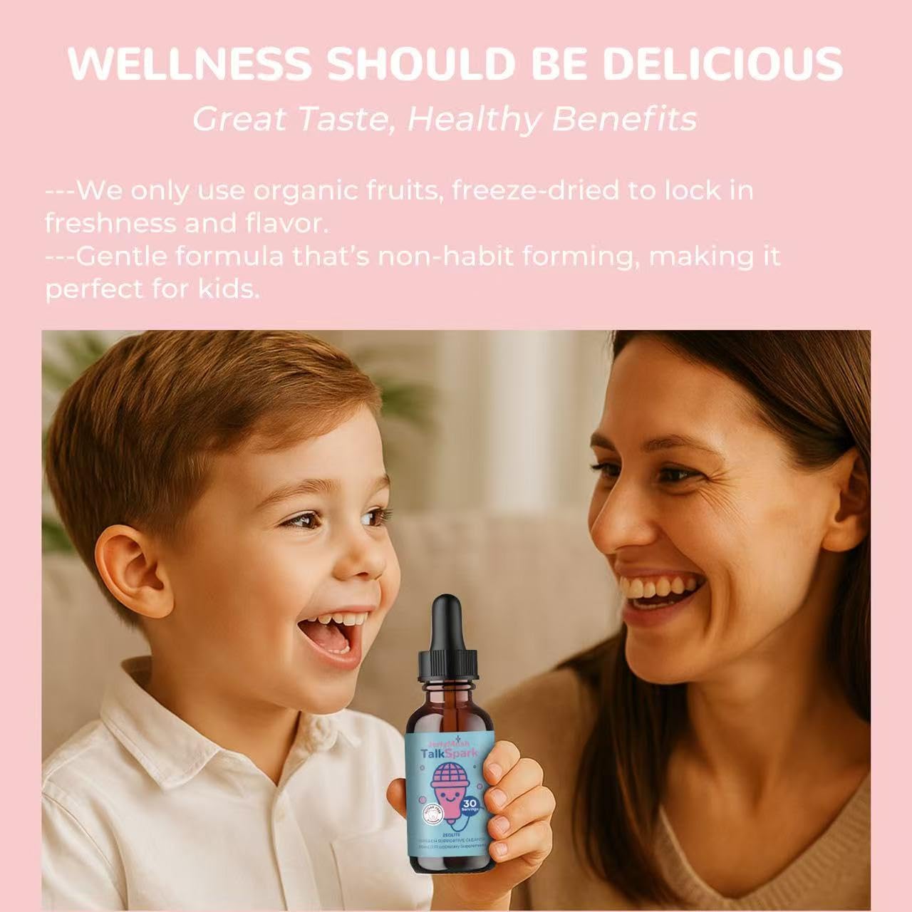 JerlyMush Zeolite Detox for Kids โ 3-in-1 Heavy Metal Detox Drops