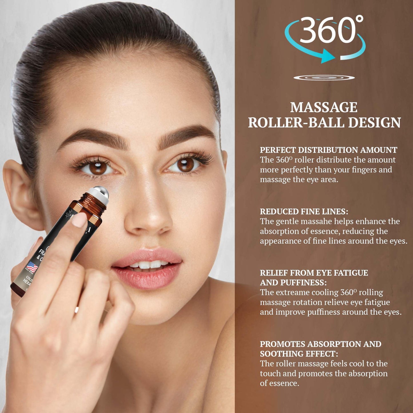 Organic Castor Oil & Frankincense Roll-On โ Hexane-Free Eye Oil | Fiora Naturals