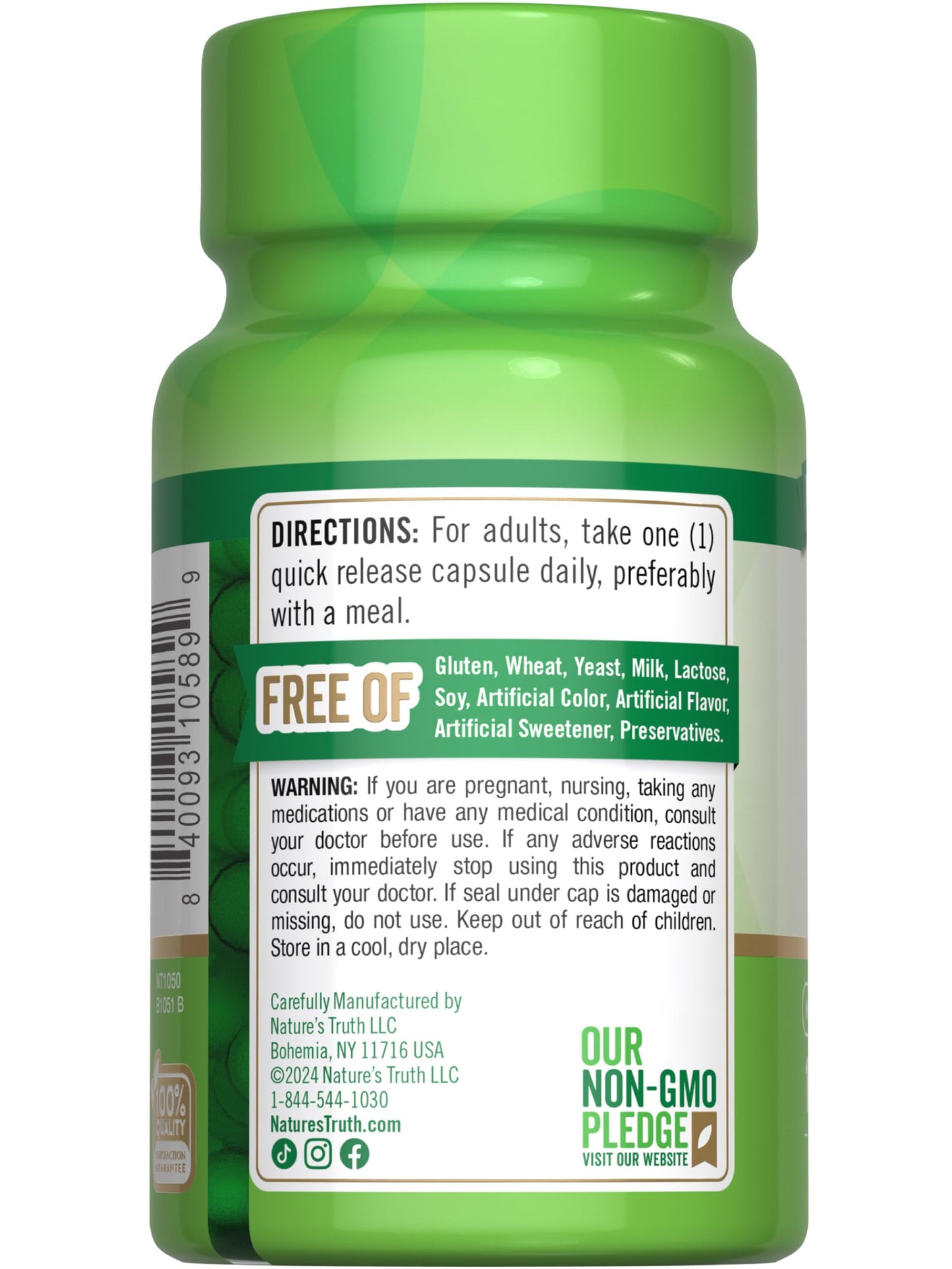 Nature's Truth B2 Vitamin 100mg β 100 Capsules | Non-GMO & Gluten Free Riboflavin