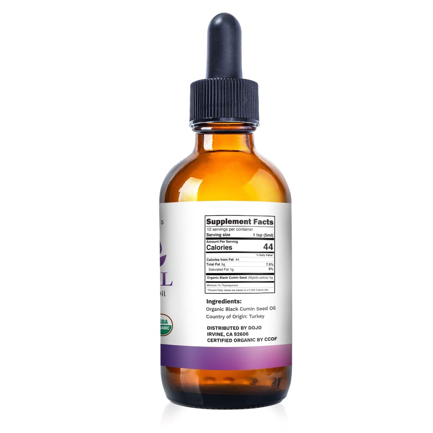 Kate Naturals Organic Black Seed Oil (2oz) β Virgin, Cold-Pressed Nigella Sativa