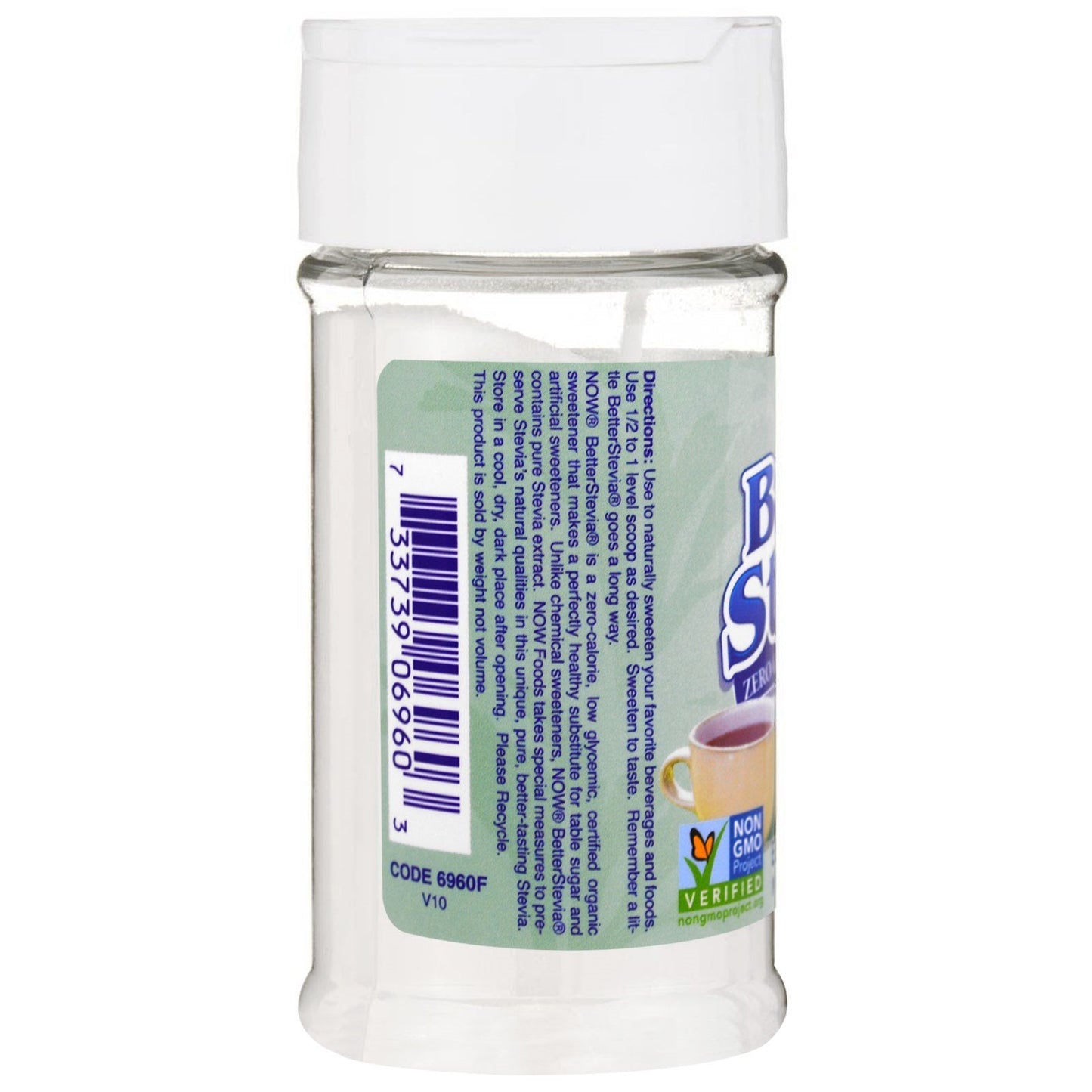 Now Foods Better Stevia Powder Organic โ Zero Calorie Sweetener (1 oz)