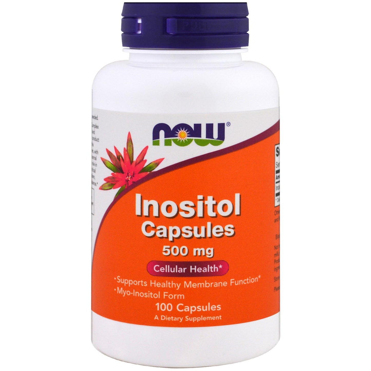 NOW Foods Inositol 500mg โ 100 Capsules (Pack of 3)