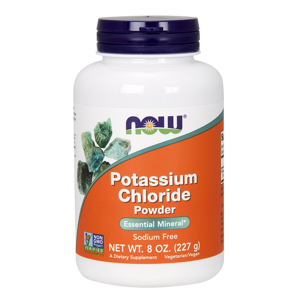 Now Foods Potassium Chloride Powder โ Salt Substitute, 8 oz (2 pack)