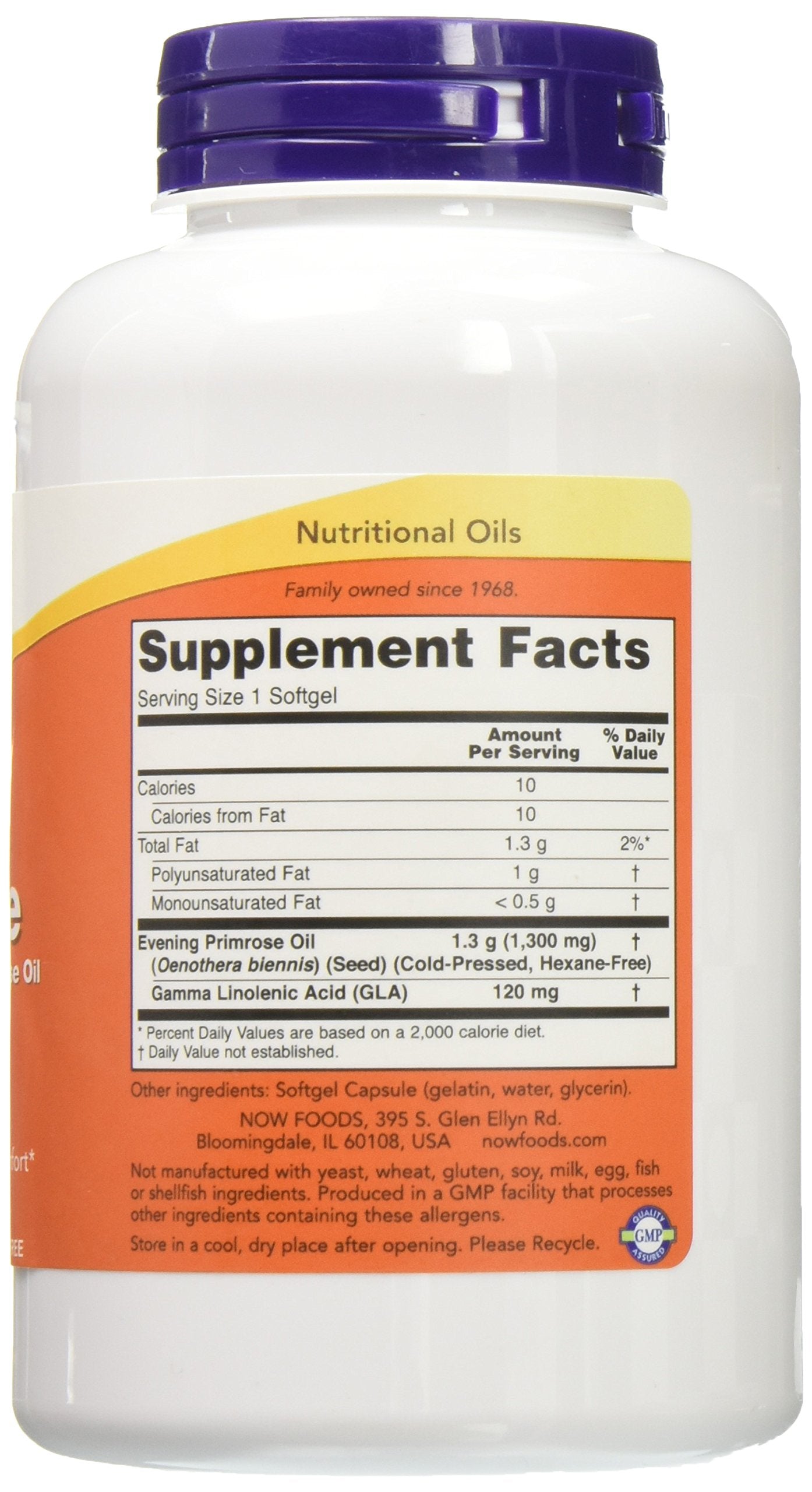 Now Foods Super Primrose 1300mg โ 120 gels (Pack of 2) | GLA Omega-6