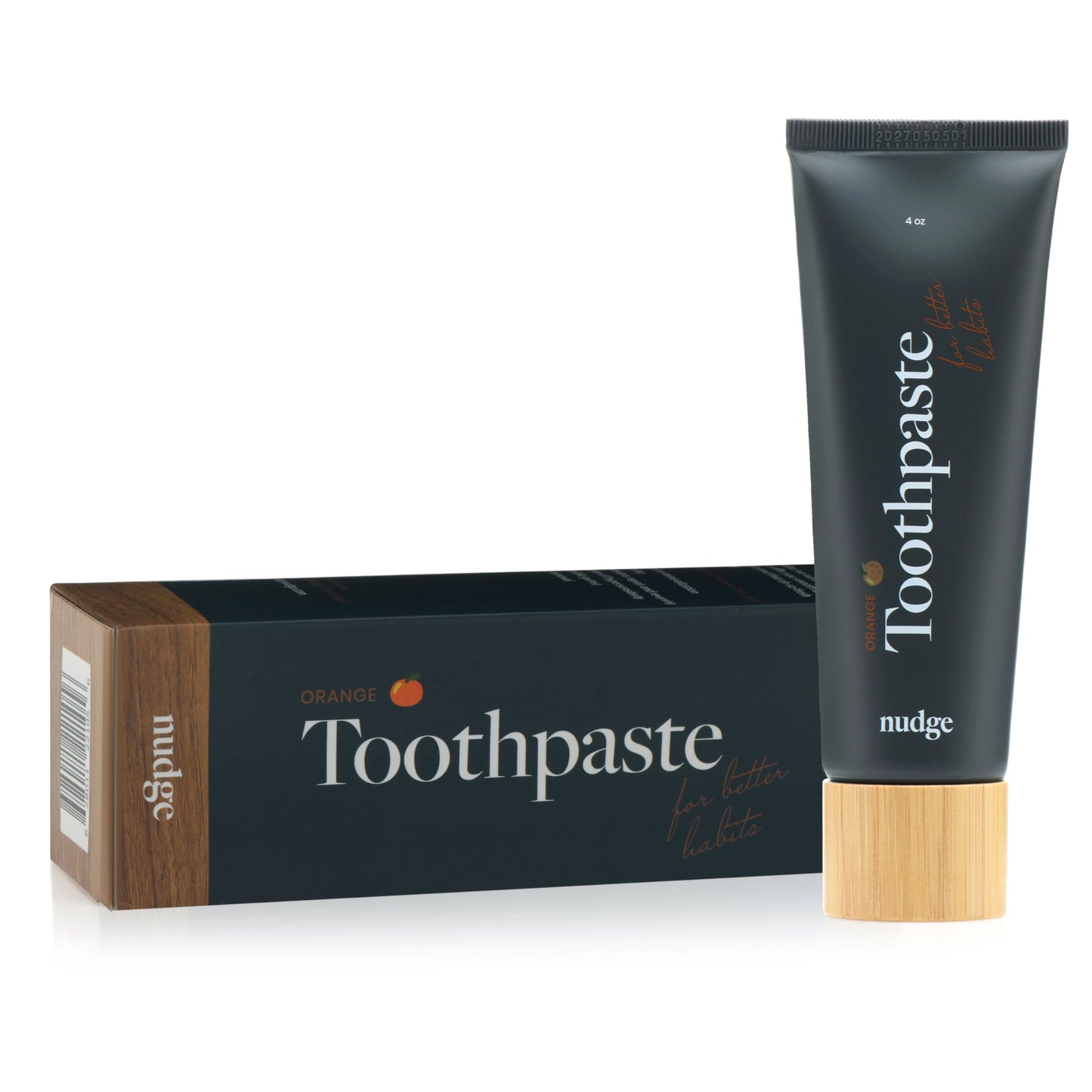 Nudge Nano Hydroxyapatite Toothpaste Remin+ Orange, 4 oz โ Fluoride/SLS-Free