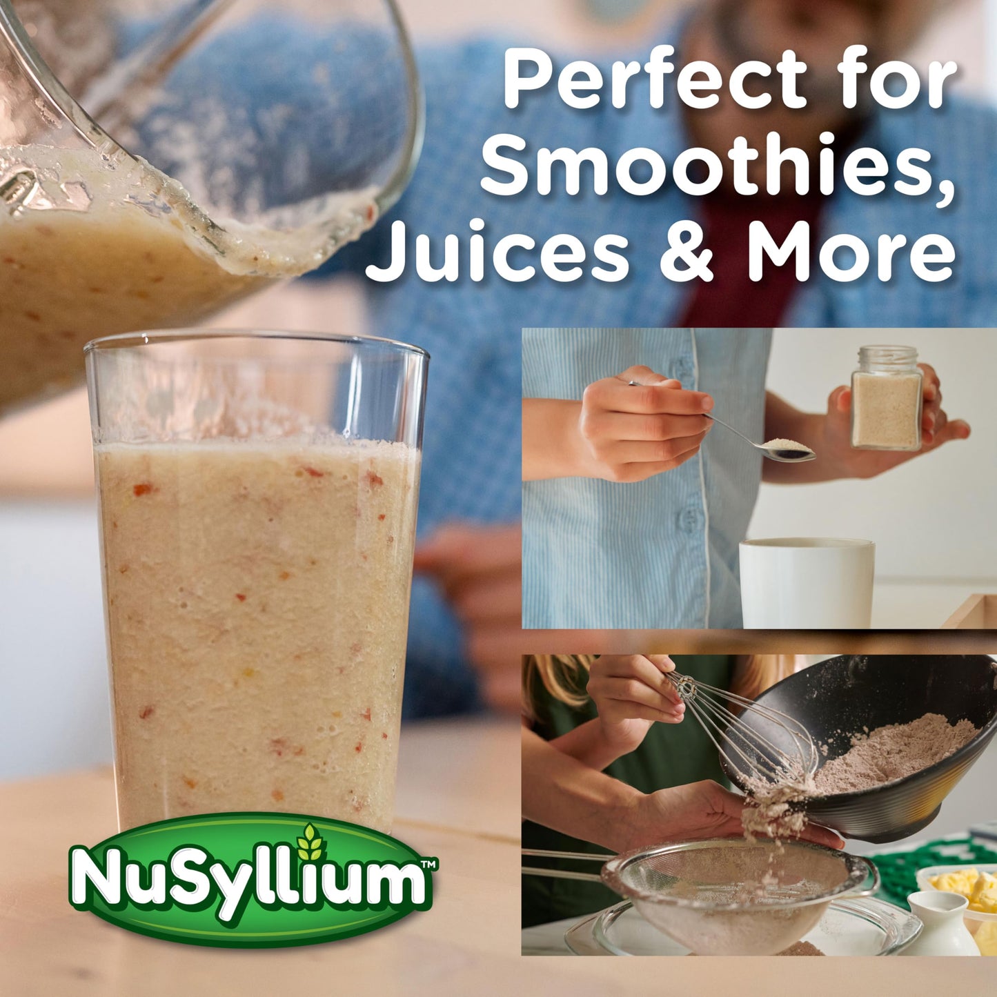 NuSyllium Ultra Psyllium Husk Powder Organic 10.7 oz โ Sugar Free Keto Fiber