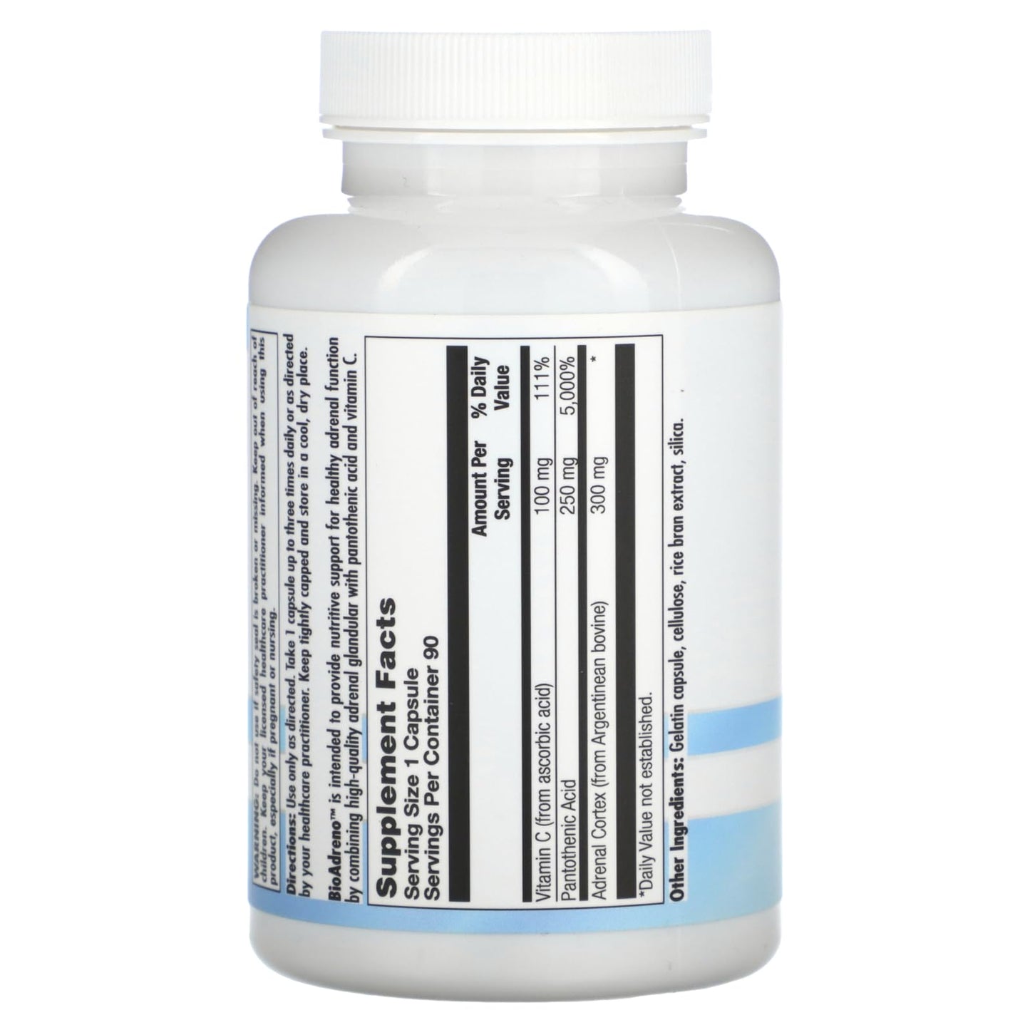 Nutra Biogenesis BioAdreno Adrenal Support โ 90 Capsules | Cellular Energy & Nervous System Health