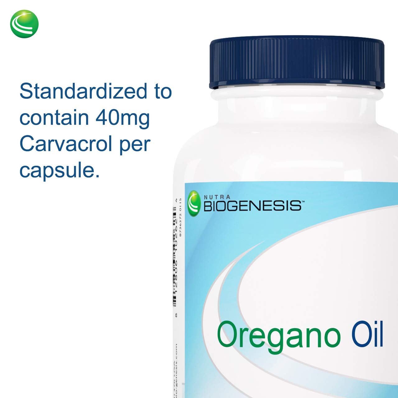 Nutra Biogenesis Oregano Oil Softgels โ 70% Carvacrol, Natural Oregano Extract for Wellness Support (120 Softgels)