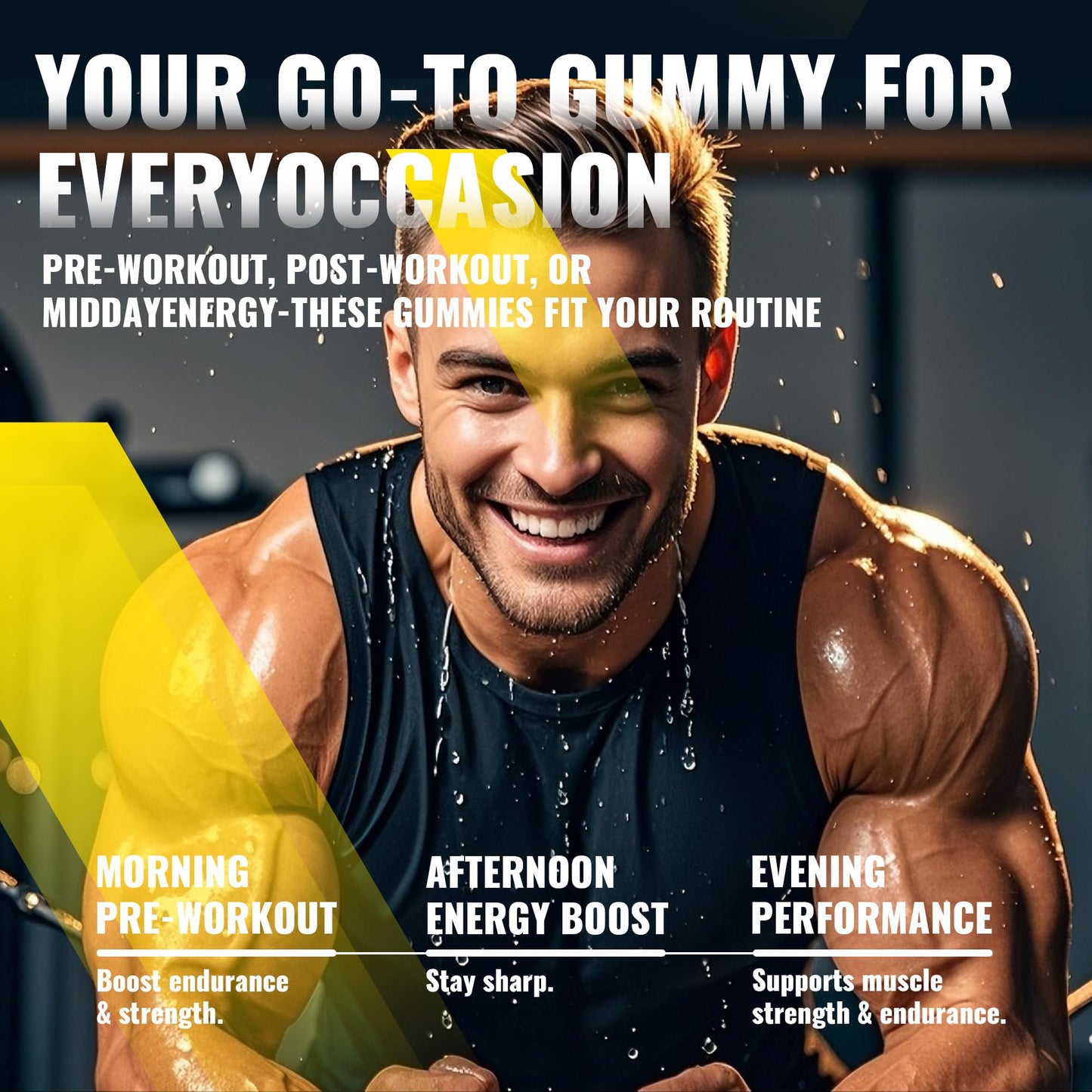NUTRAGOGO Creatine Monohydrate Gummies โ 5g per Serving, Sugar Free, Vegan | Pineapple Electrolyte Chews, 135 Count