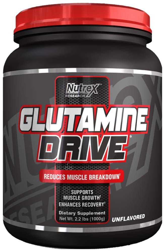Nutrex L-Glutamine Powder โ 200 Servings | Unflavored, Non-GMO & Gluten Free