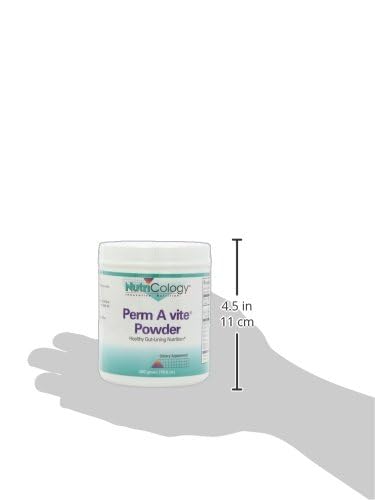 Nutricology Perm A Vite Powder โ Gut Health, L-Glutamine & Slippery Elm (8.4 oz)