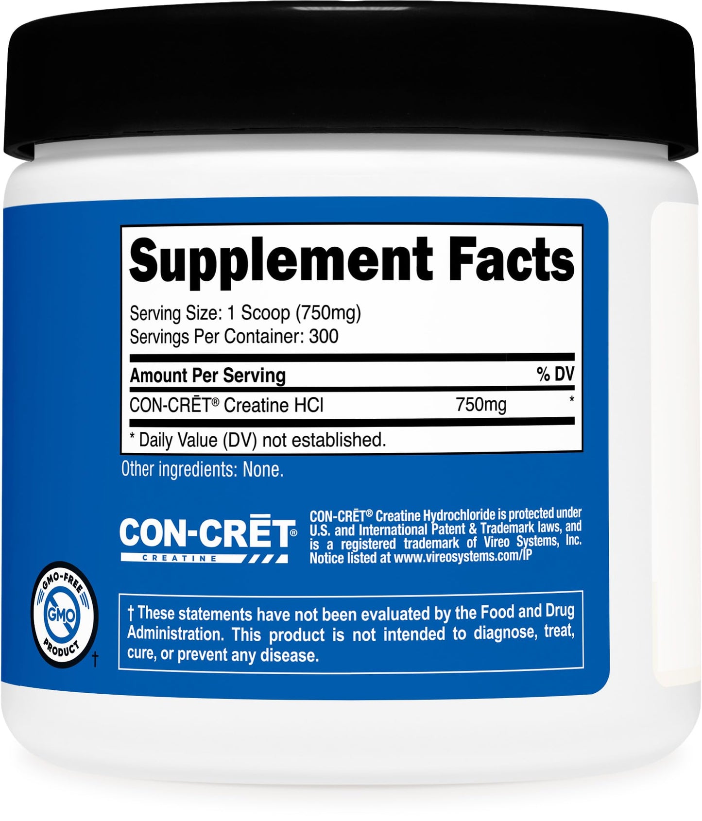 Nutricost Creatine HCl Powder (8 OZ) โ CON-CRET Creatine Hydrochloride, 300 Servings