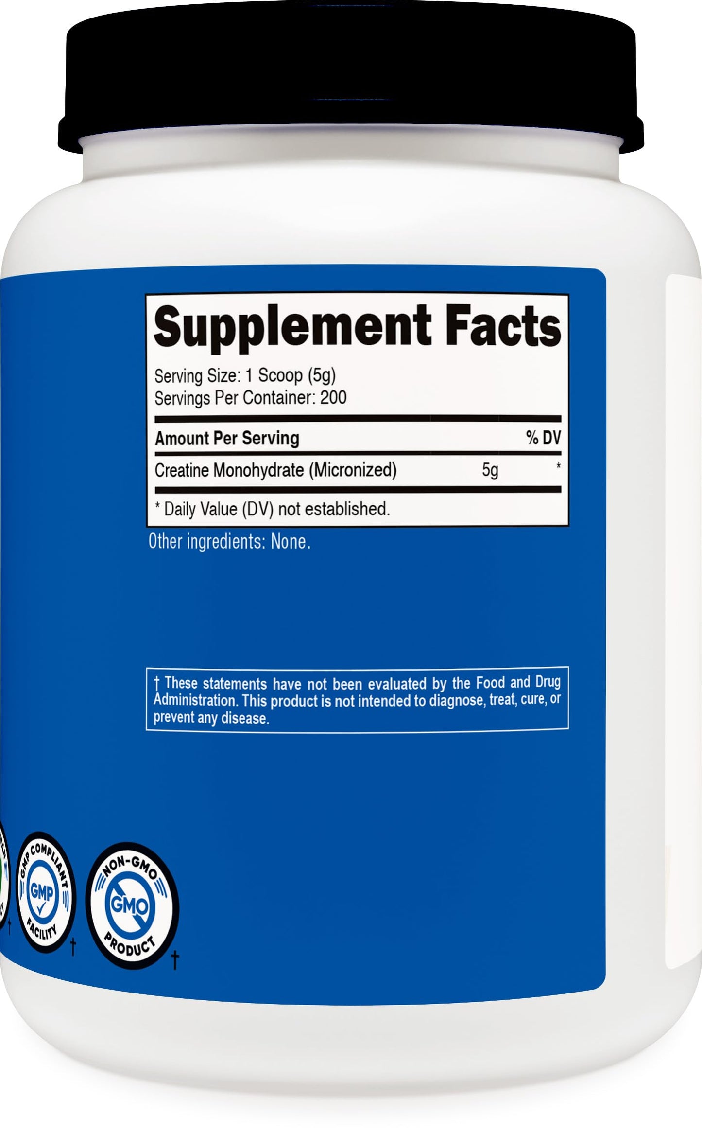 Nutricost Creatine Monohydrate Micronized Powder (1 KG) β 200 Servings, Pure Creatine Monohydrate