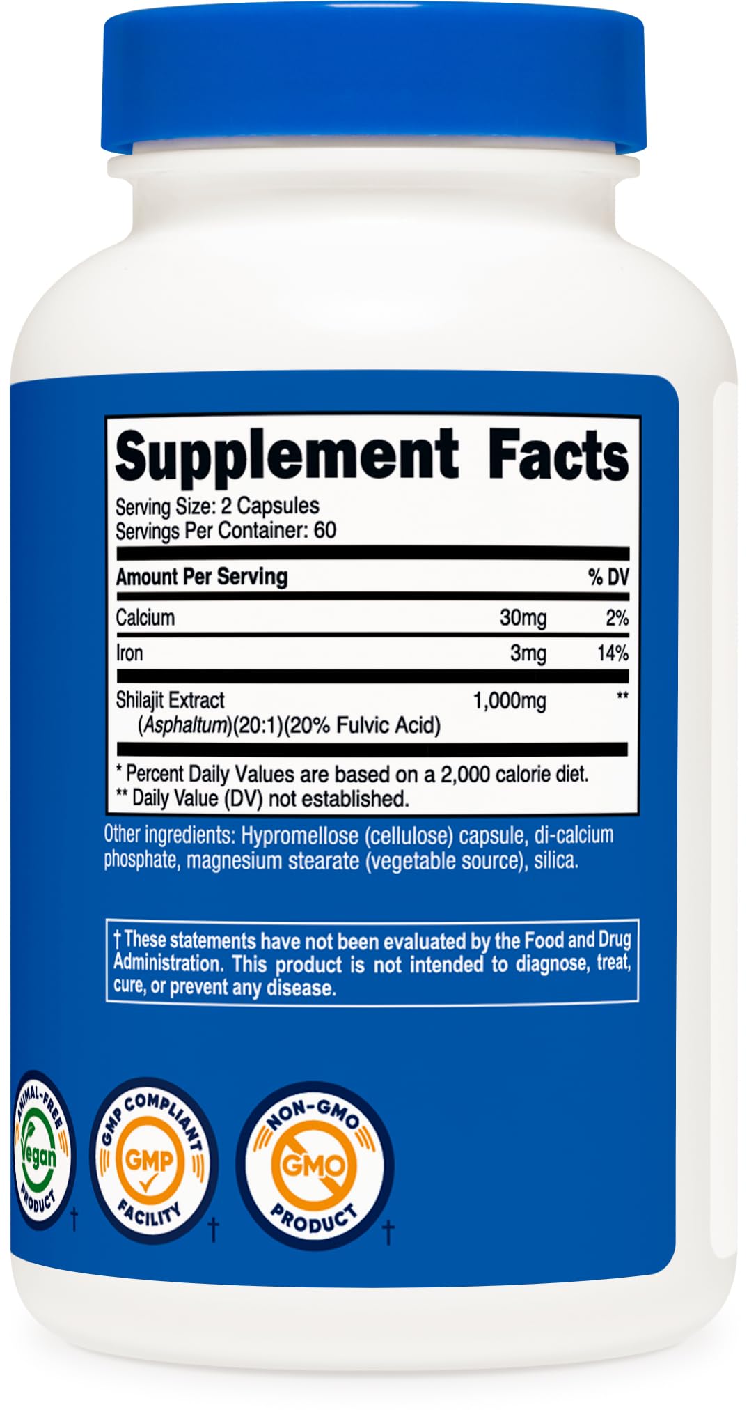 Nutricost Kelp Capsules โ 325mcg Iodine, 120 Caps, Vegetarian, Non-GMO & Gluten Free