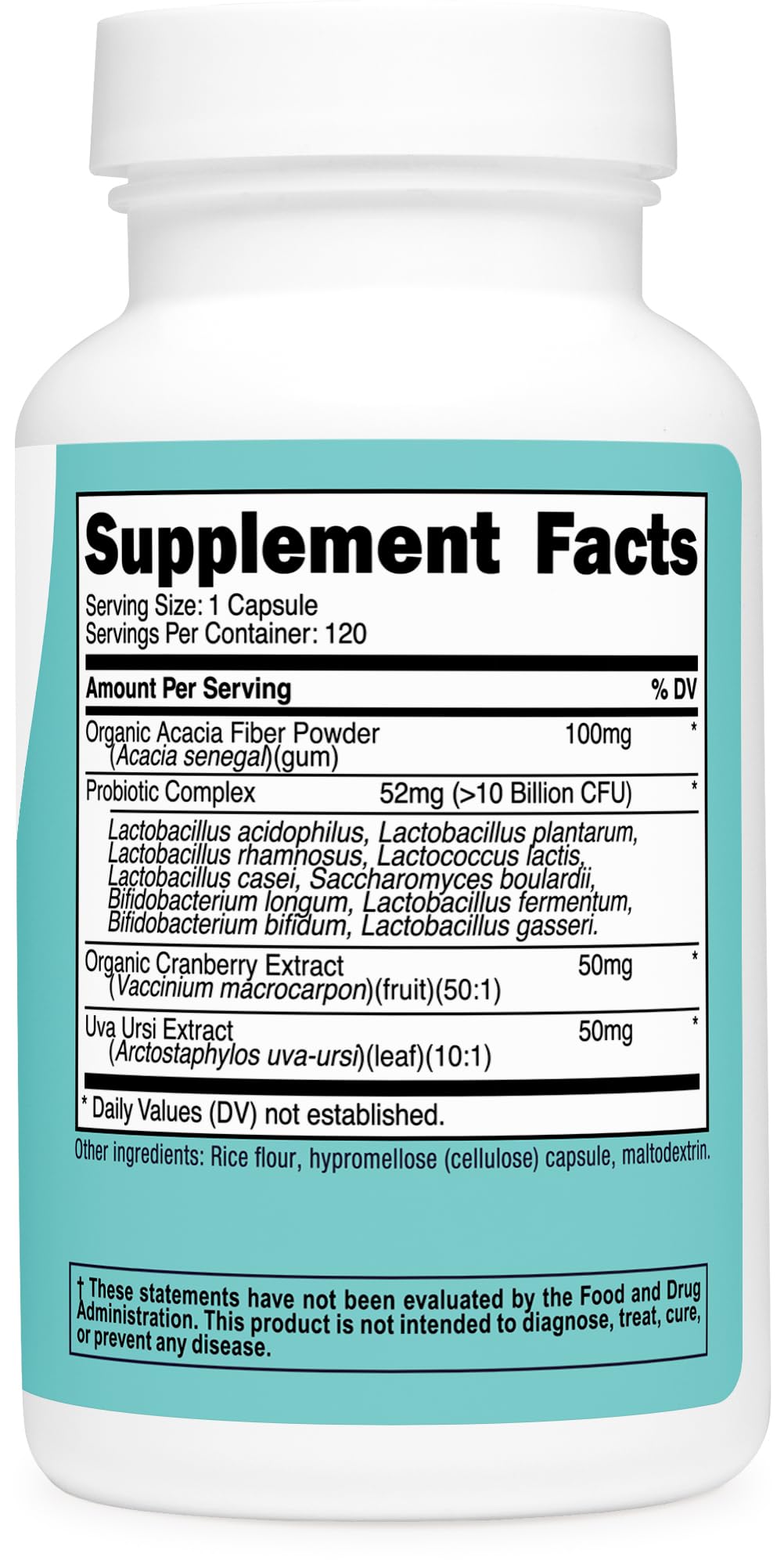 Nutricost Probiotic for Women 10 Billion CFU โ 120 Capsules | Non-GMO & Gluten Free