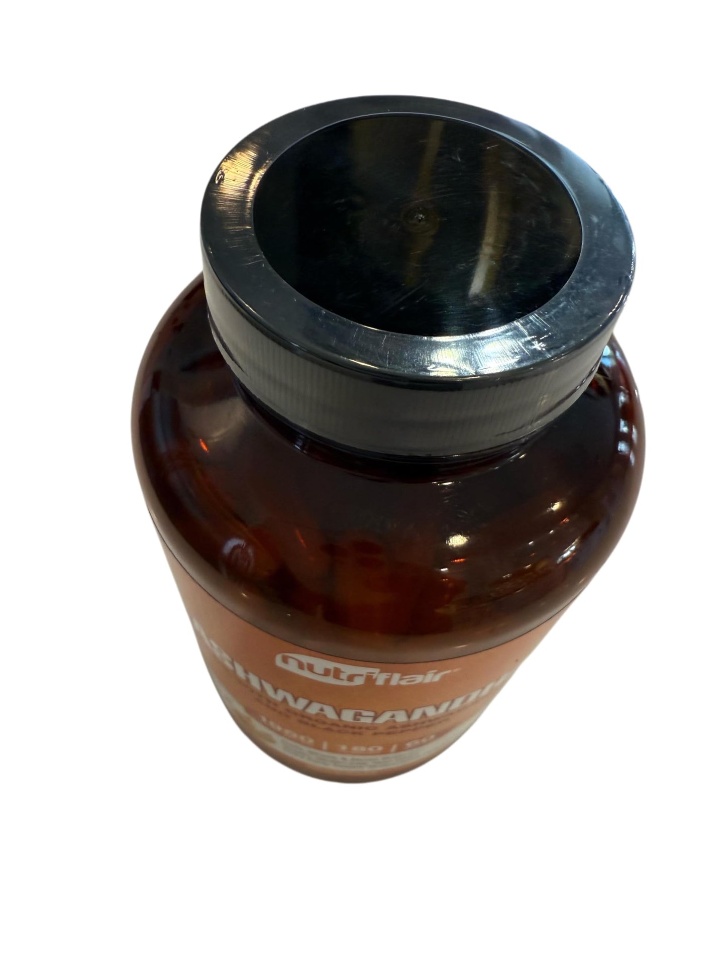 NutriFlair Organic Ashwagandha Root Extract with Organic Black Pepper โ Stress & Mood Support โ Made in USA
