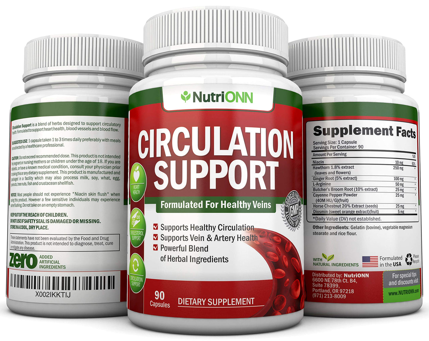 NutriONN Circulation Support โ Blood Flow & Leg Comfort