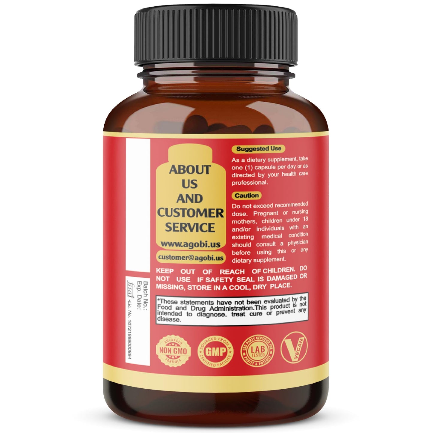 2 Packs โ 60 Capsules Each: Ashwagandha 5-in-1 Formula with Turmeric, Rhodiola, Ginger & Black Pepper | 4 Month Supply