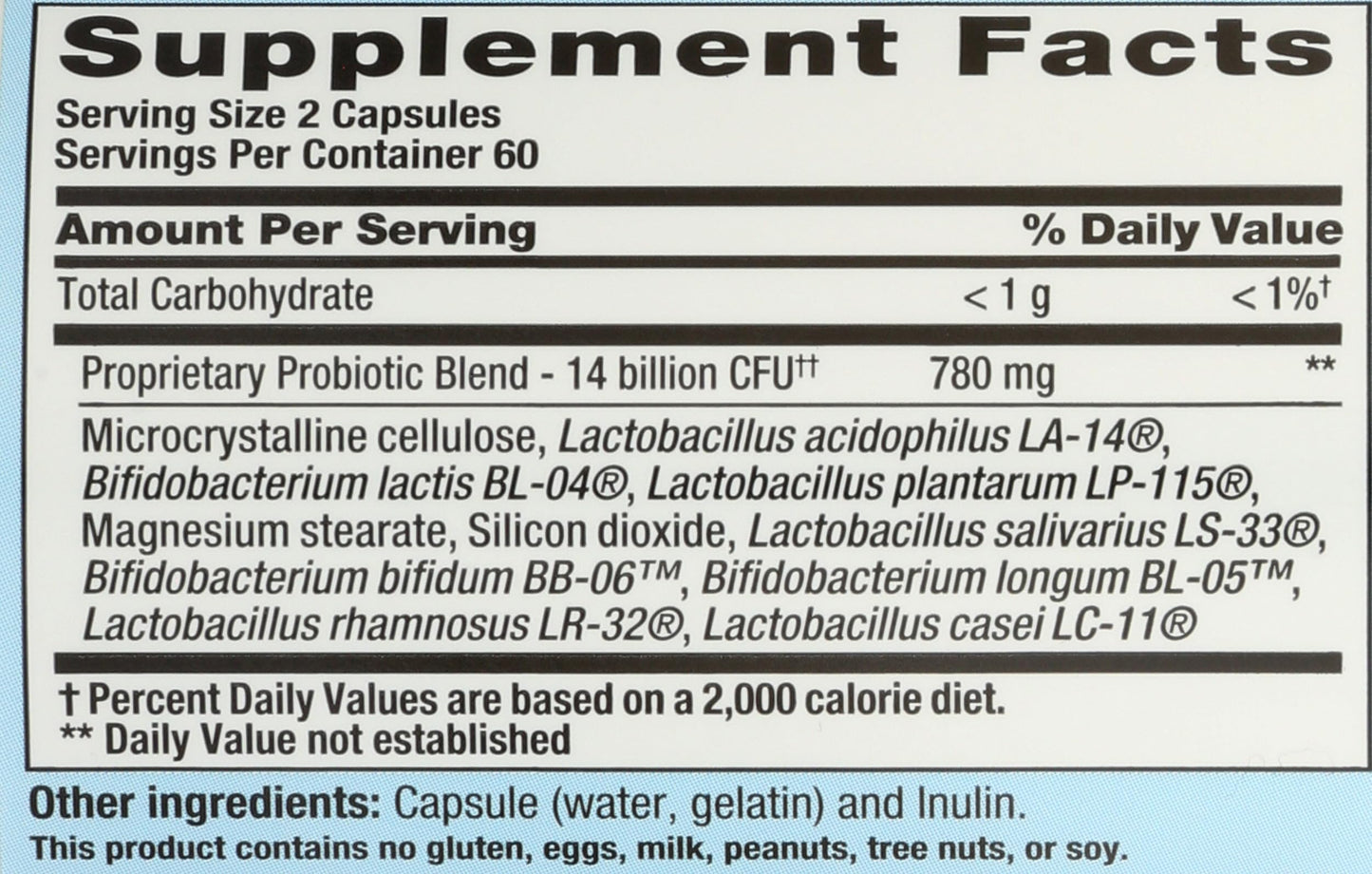 Nutrition Now PB8 Acidophilus Probiotic โ Gluten Free, 120 Capsules (Pack of 1)