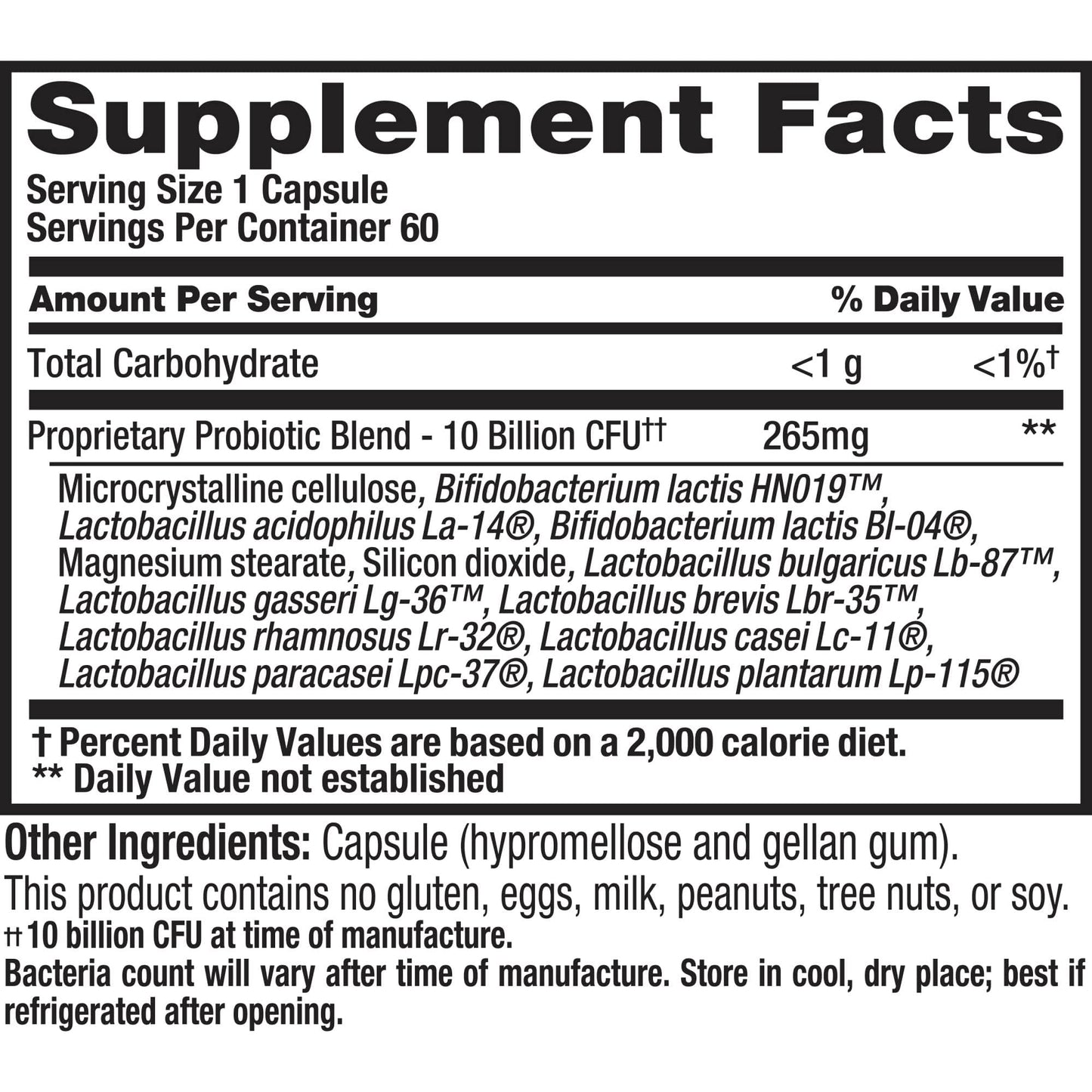 Nutrition Now PB 8 Probiotic โ Immune System & Digestive Support, 60 Count