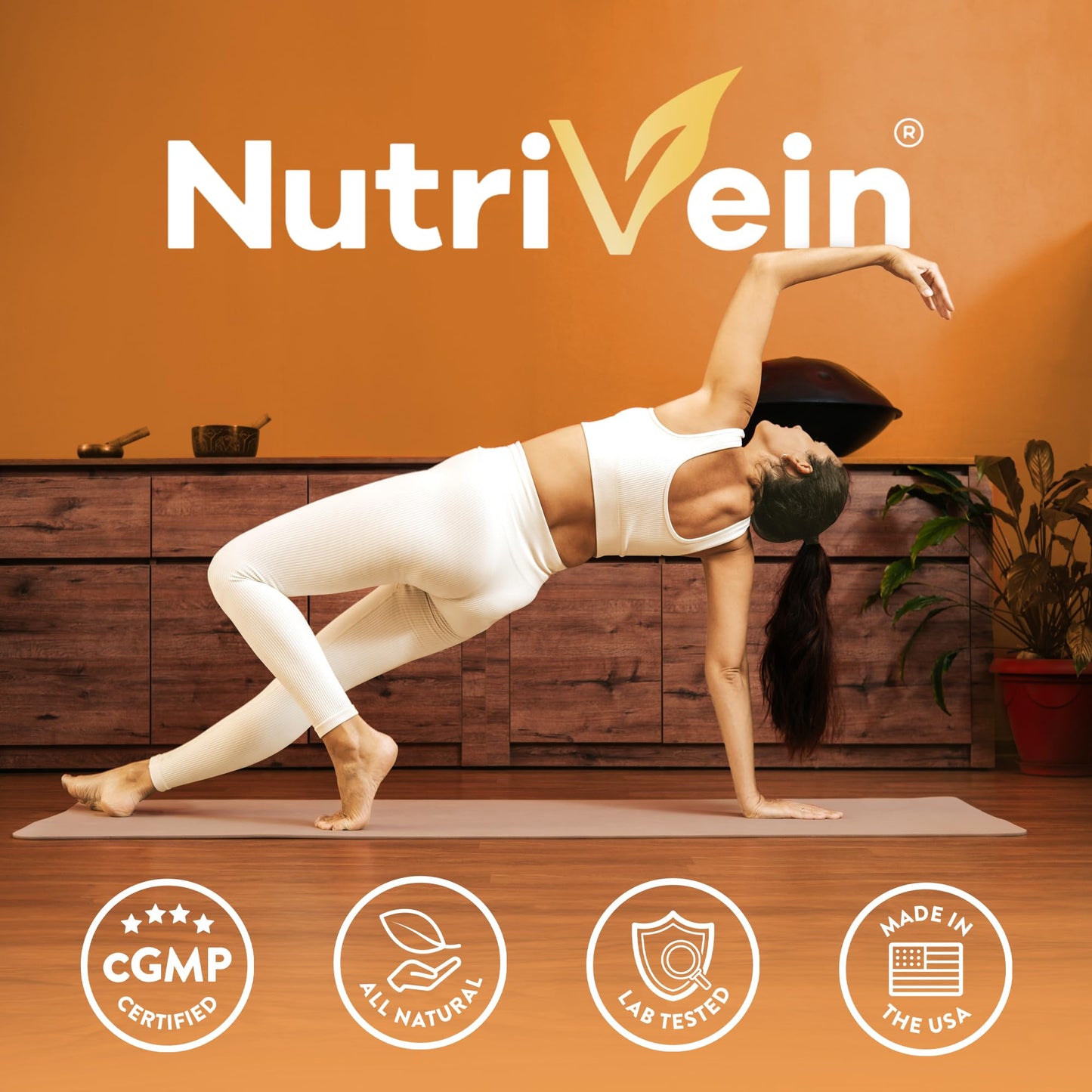 Nutrivein Magtein Magnesium L-Threonate 2207 mg โ 90 Capsules | Brain, Sleep & Mood Support