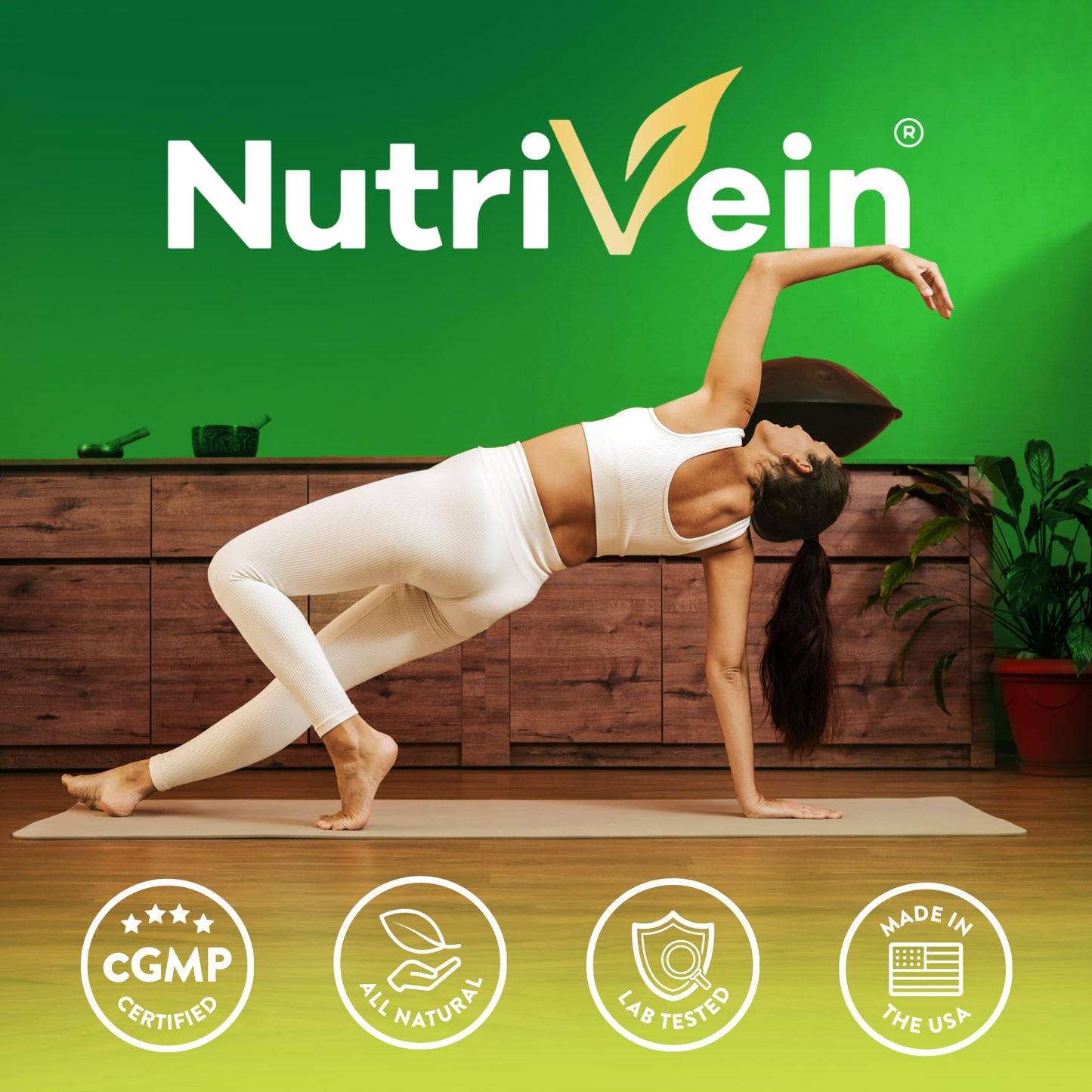 Nutrivein Whole Food Multivitamin for Men & Women โ 120 Vegan Caps | Immune, Heart & Energy Support