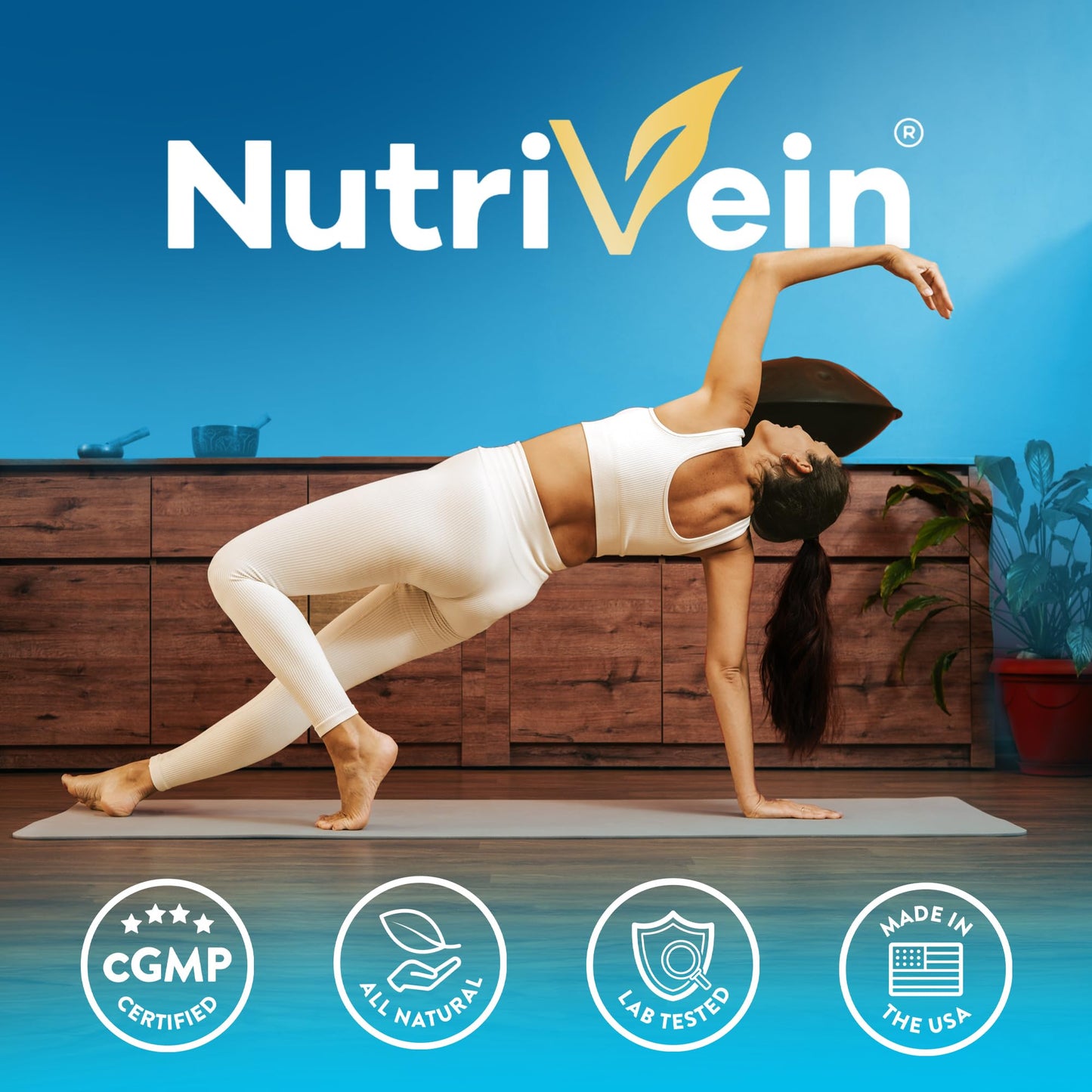 Nutrivein Zinc Gluconate 100mg (120 Caps) โ High-Absorption Zinc for Wellness