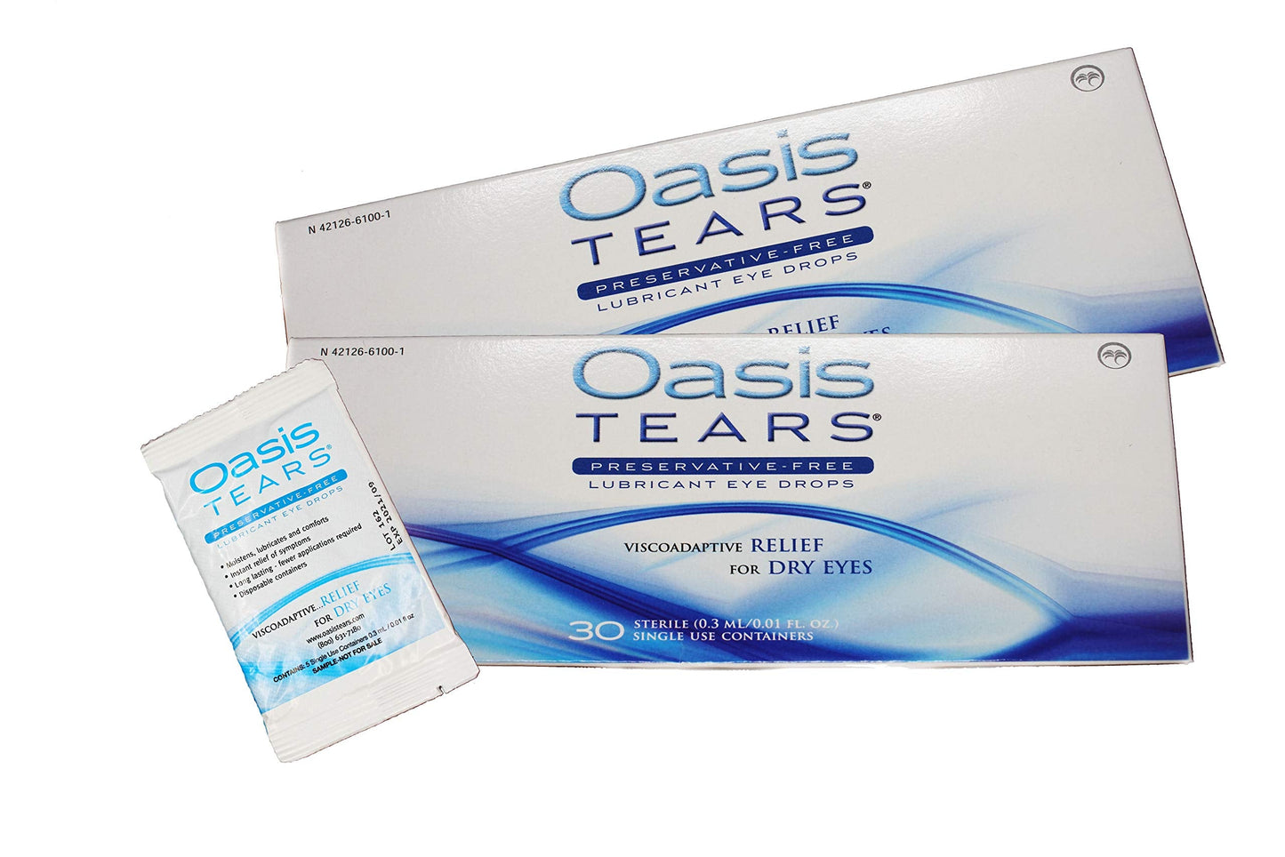 Oasis TEARS Preservative-Free Eye Drops β 65 Vials (2 Boxes + 5-Vial Packet)