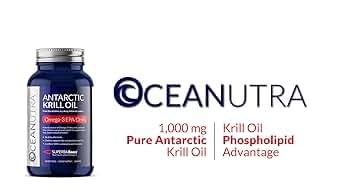 Oceanutra 100% Pure Krill Oil 1000mg โ 56% Phospholipids, 60-Day Supply