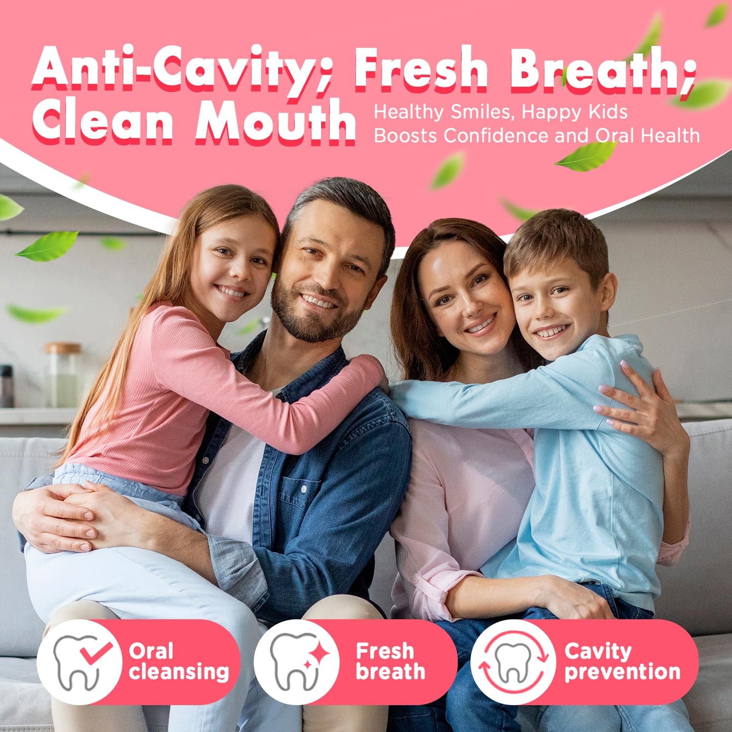 oh care Mouth Spray for Kids โ Strawberry, Fluoride Free, Cavity Protection | Ages 0-12