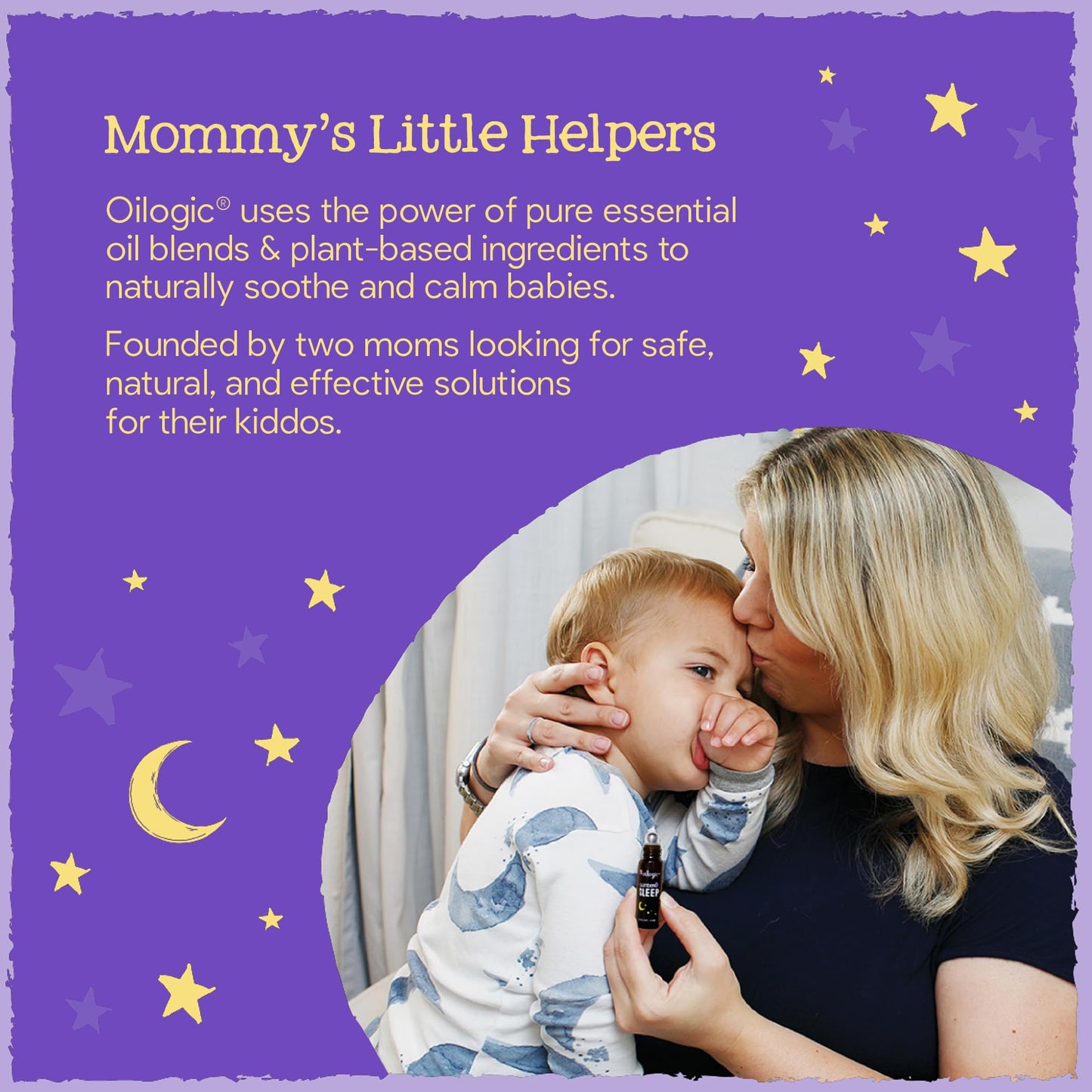 Oilogic Slumber & Sleep Roll-On for Babies & Toddlers โ Gentle Aromatherapy, Mess-Free, Pediatrician-Tested Safe for Baby 0.3 Fl Oz
