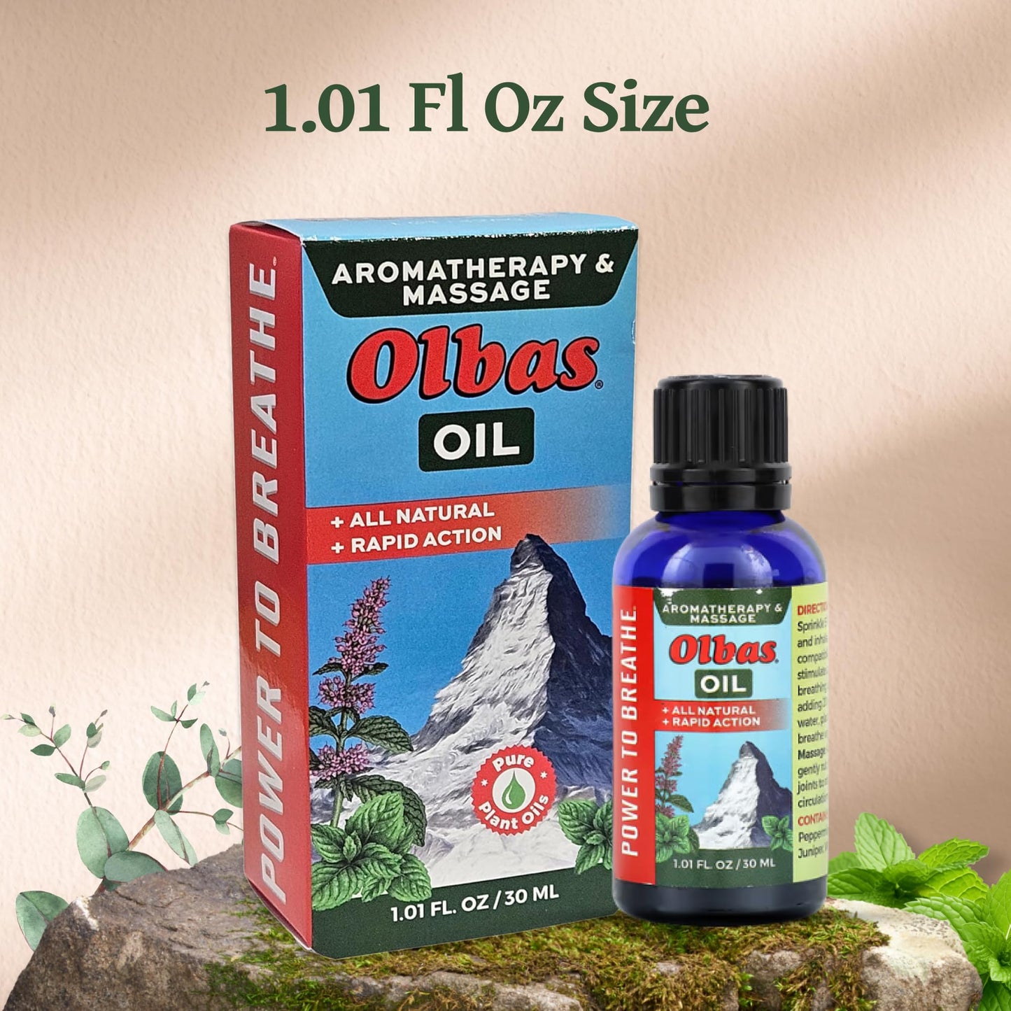 Olbas Massage and Aromatherapy Oil โ 1.01 fl oz | Swiss Herbal Remedies for Muscle Relief