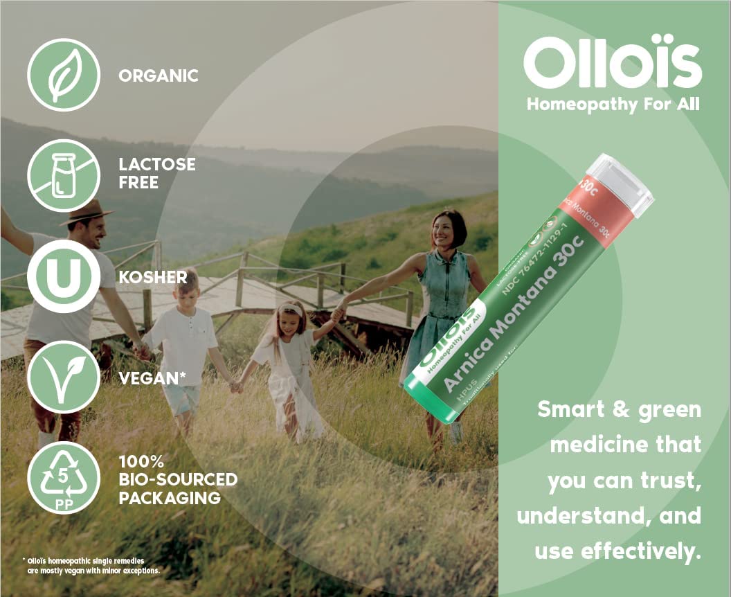 OLLOIS Colocynthis 30c Organic โ Lactose-Free, Vegan Homeopathic Medicine | 80 Pellets