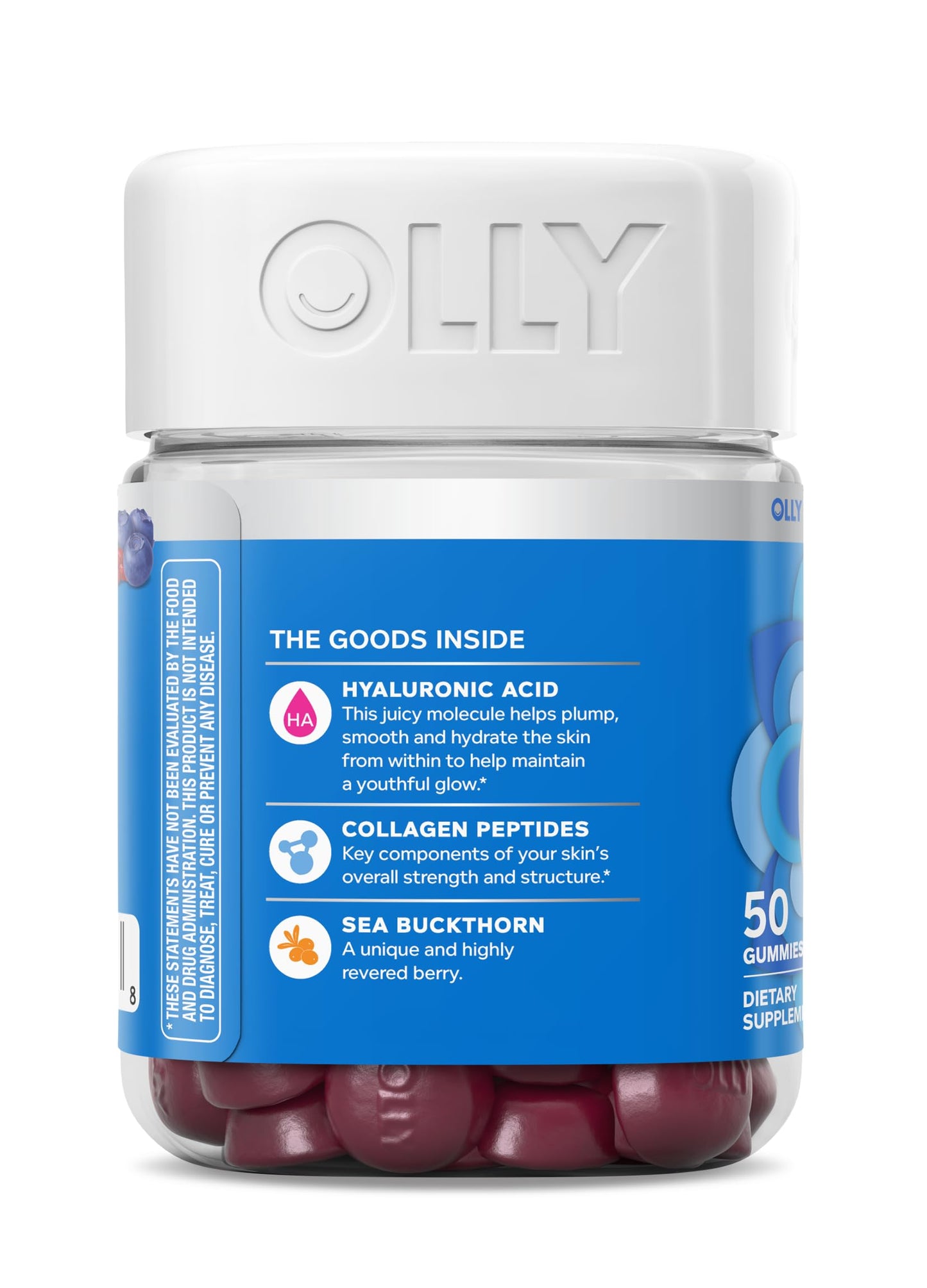 OLLY Glowing Skin Gummy โ Hydration & Youthful Glow (50 Count)