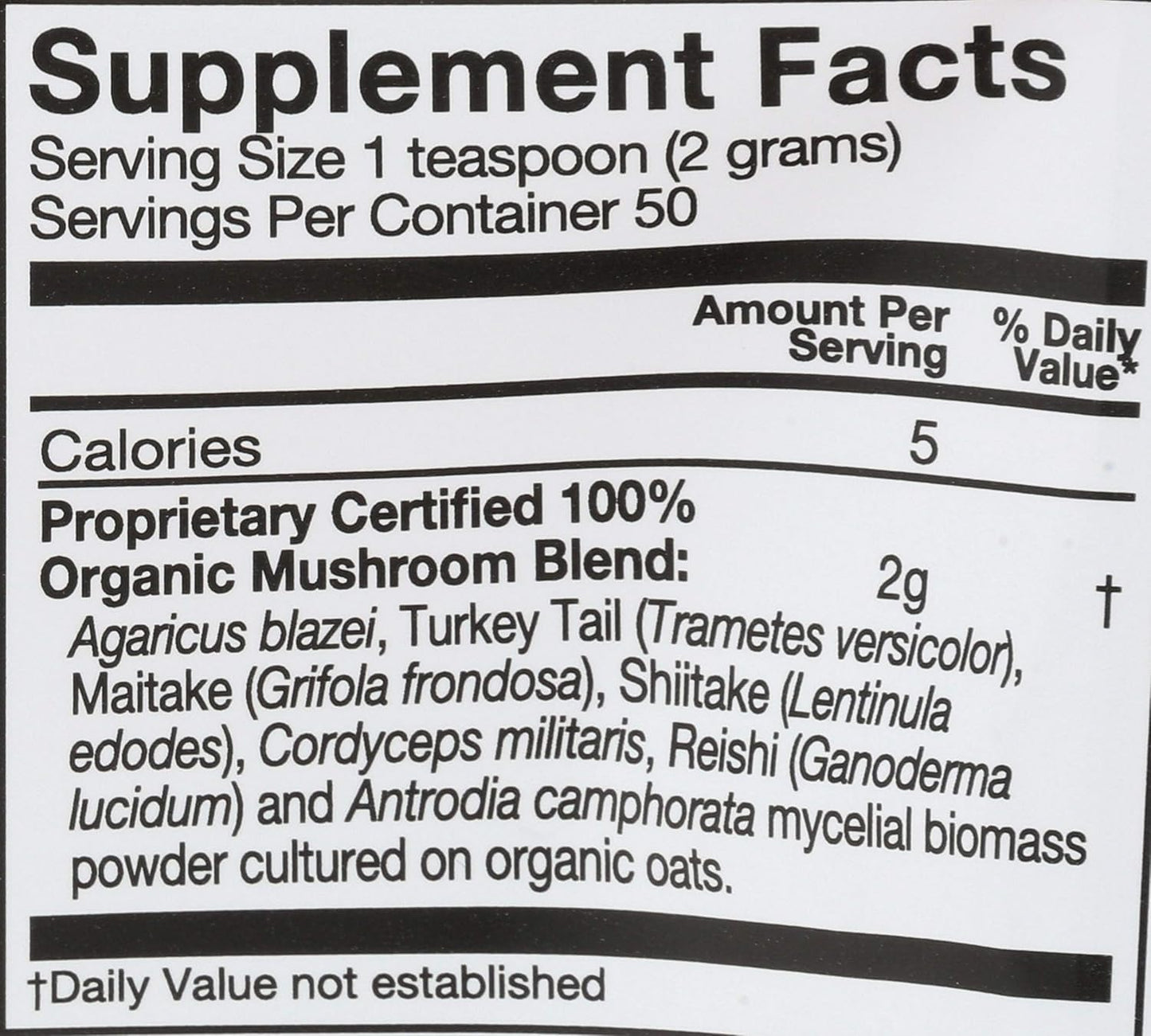 OM Mushroom Superfood Immune Blend Powder โ Reishi & Turkey Tail, 3.5 oz, Daily Immune Support