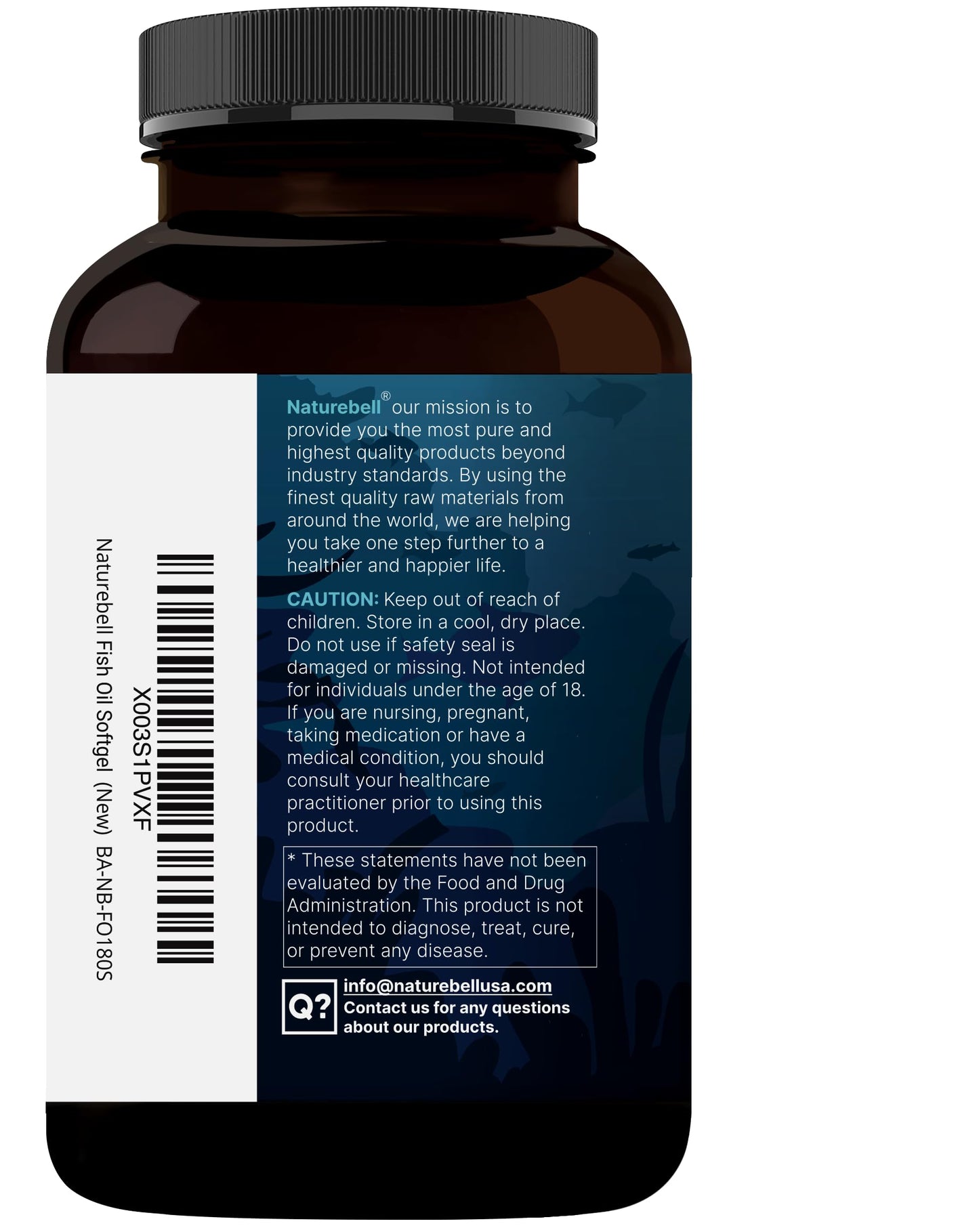 Omega 3 Fish Oil 4200mg โ 180 Burpless Softgels | EPA 1200mg DHA 900mg | Lemon