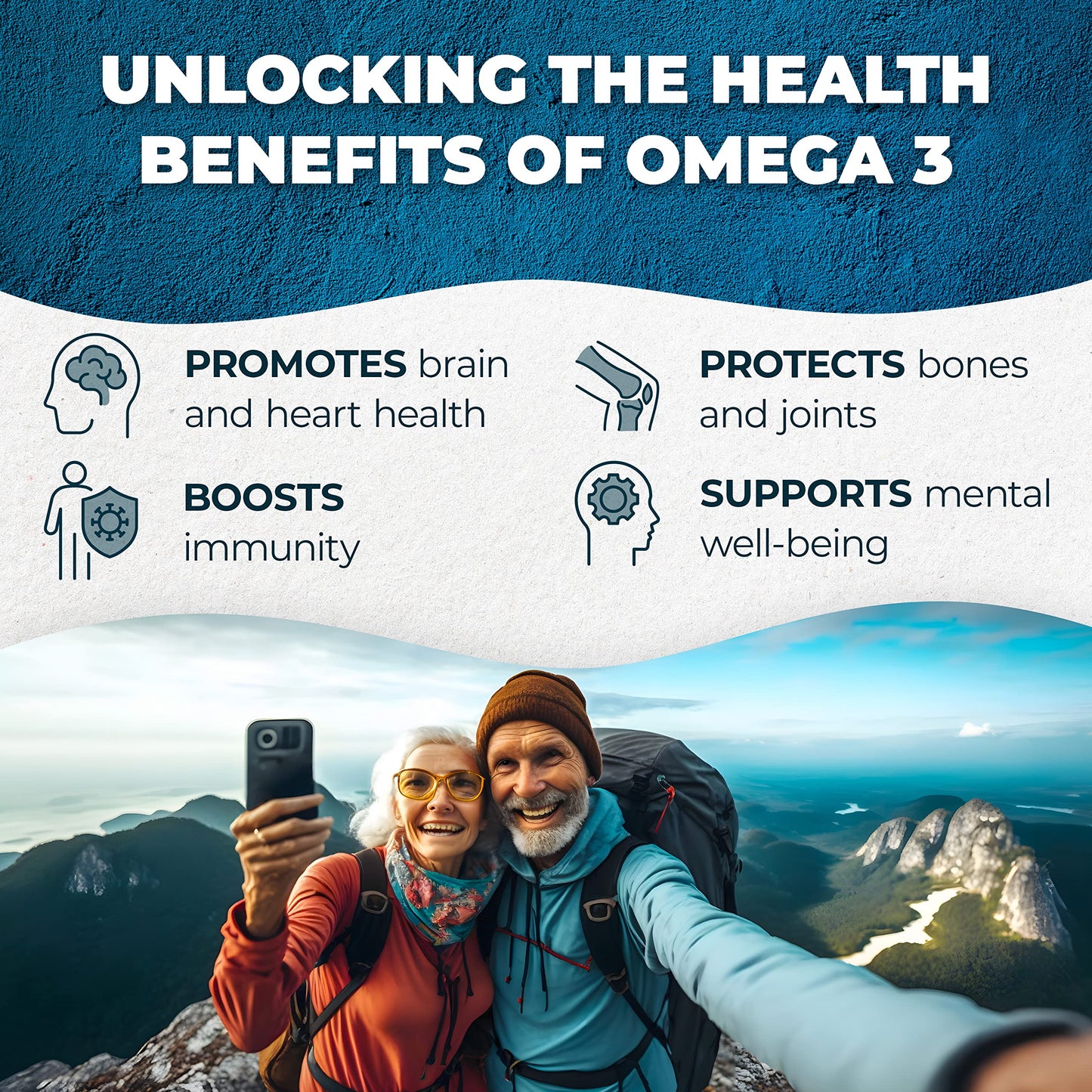 PUREHEALTH RESEARCH Complete Omega-3 Fish Oil Softgels โ EPA/DHA, Non-GMO, 90 SoftGels
