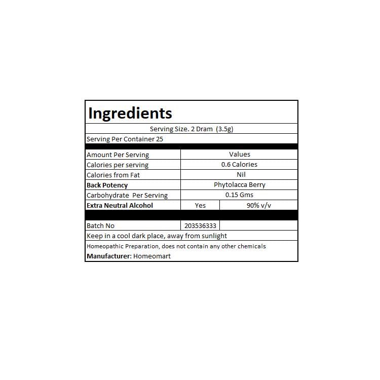 Phytolacca Berry Homeopathy Pellets 200C Potency โ Pack of 2 | Homeomart