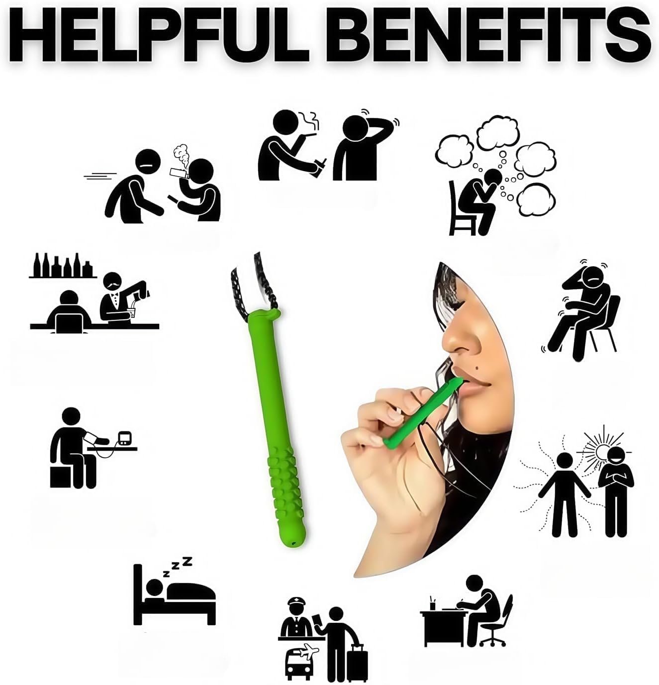 Chewable Breath Sticks with Essential Oils โ Quit Smoking Aids & Focus