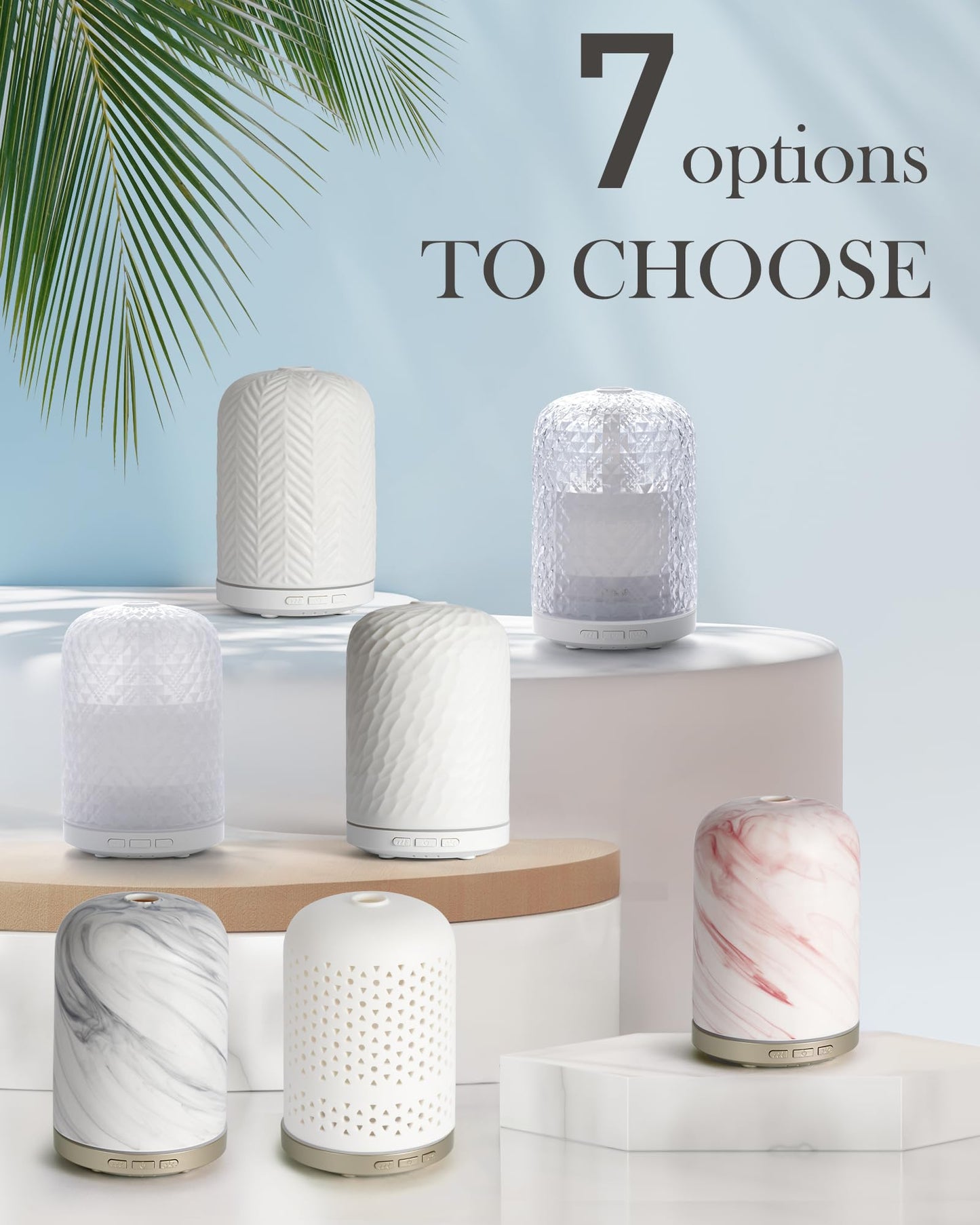 Onaboviva Essential Oil Diffuser โ 2.4MHz Ultrasonic, 120ml, Auto Shut-Off, BPA-Free