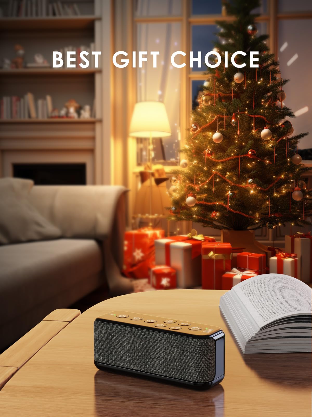 OnLyee Portable White Noise Machine โ 42 Sounds for Sleep & Focus, Rechargeable Travel Companion
