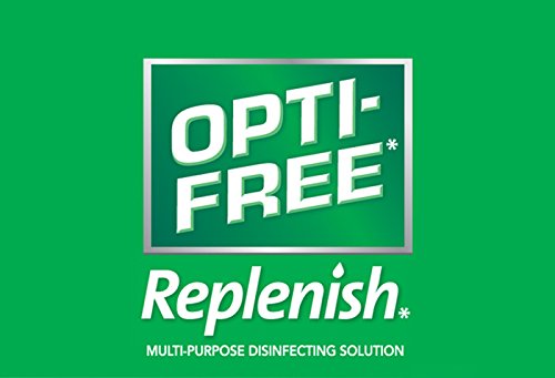 OPTI-FREE Replenish Multi-Purpose Disinfecting Contact Lens Solution โ 2 oz (Pack of 6)