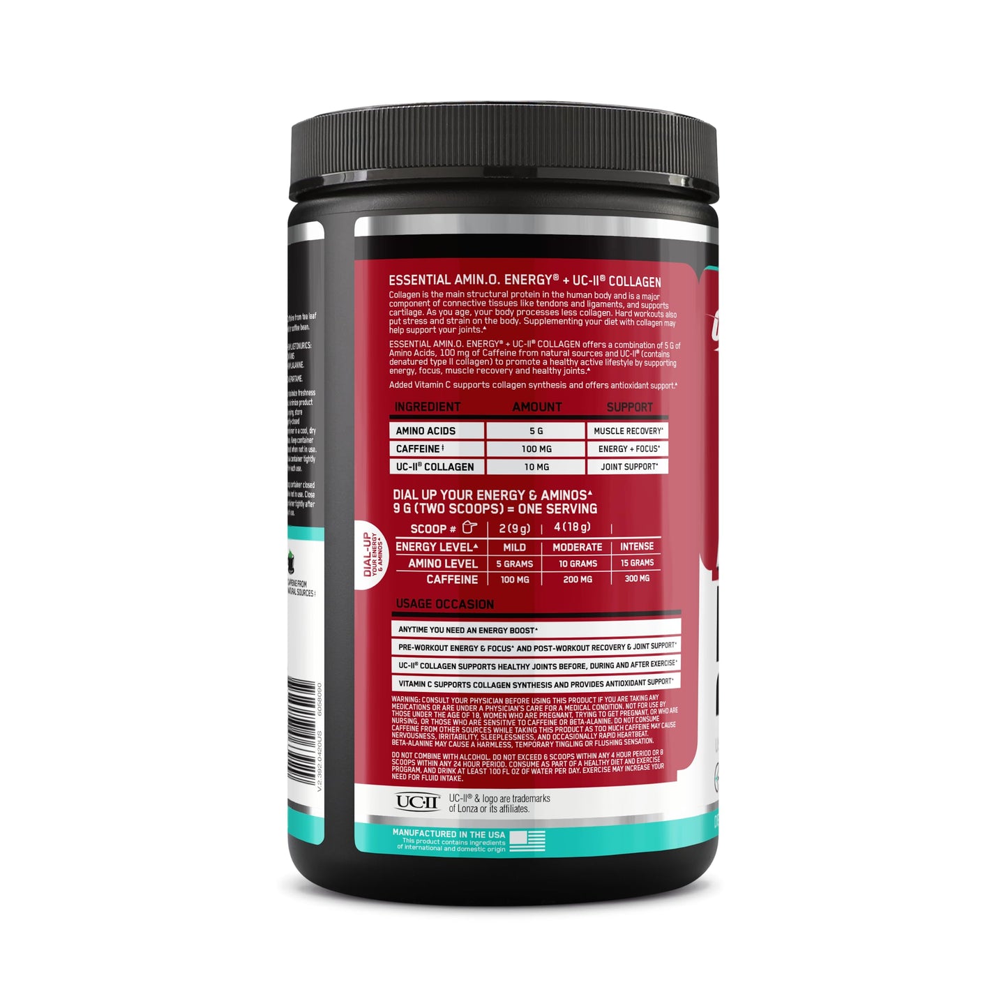 Optimum Nutrition Amino Energy + Collagen Powder โ 5g Aminos, UC-II Collagen, Caffeine