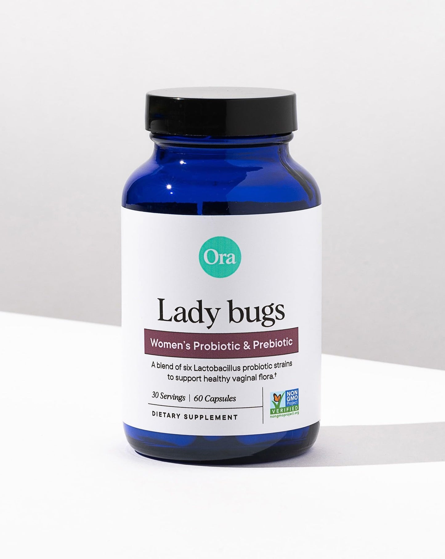 Ora Organic Prebiotics & Probiotics for Women β 16B CFU, 6 Strains, 60 Vegan Capsules