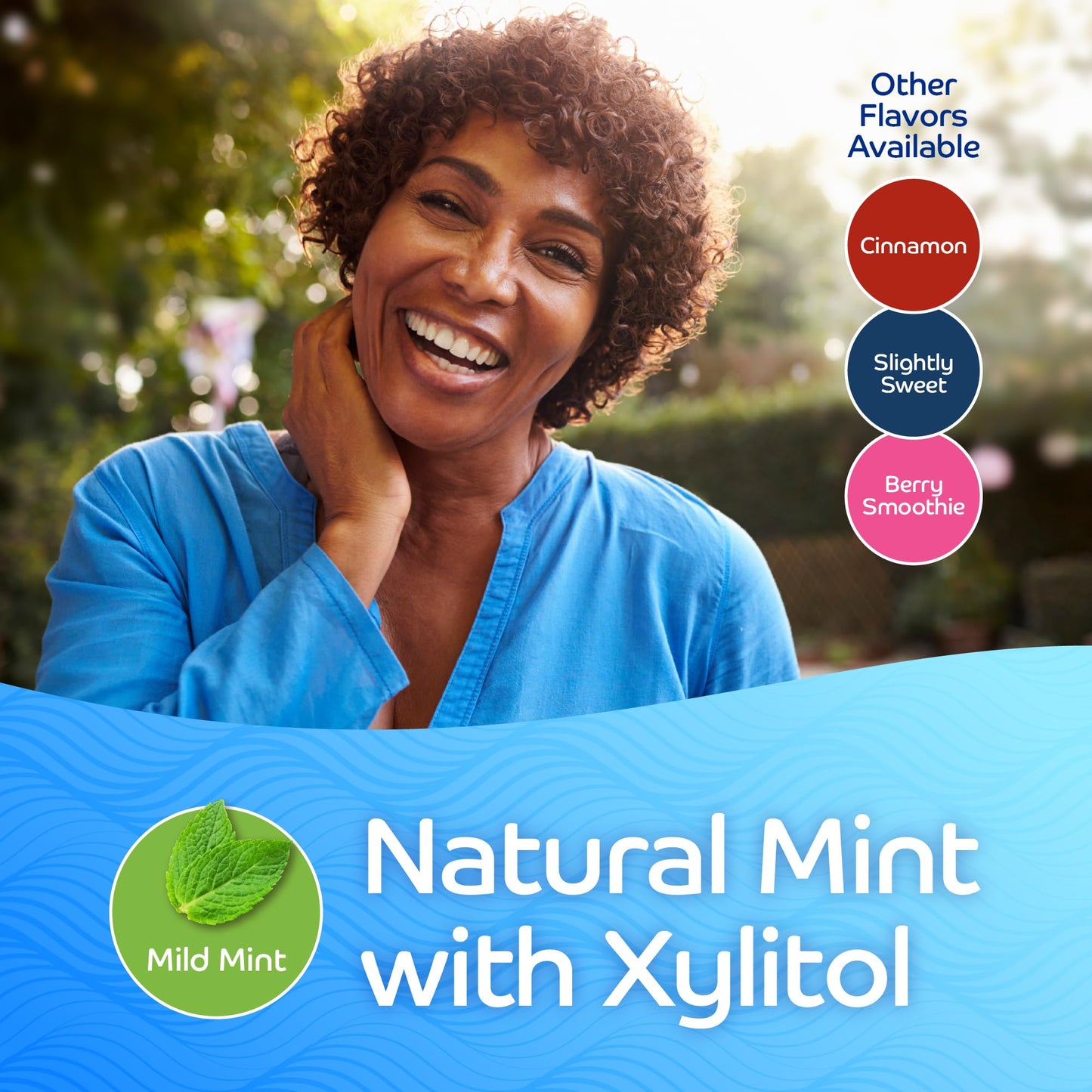 Oracoat XyliMelts Dry Mouth Discs โ 80 Count Twin Pack, Sugar Free Xylitol, Mild Mint, 8-Hour Relief